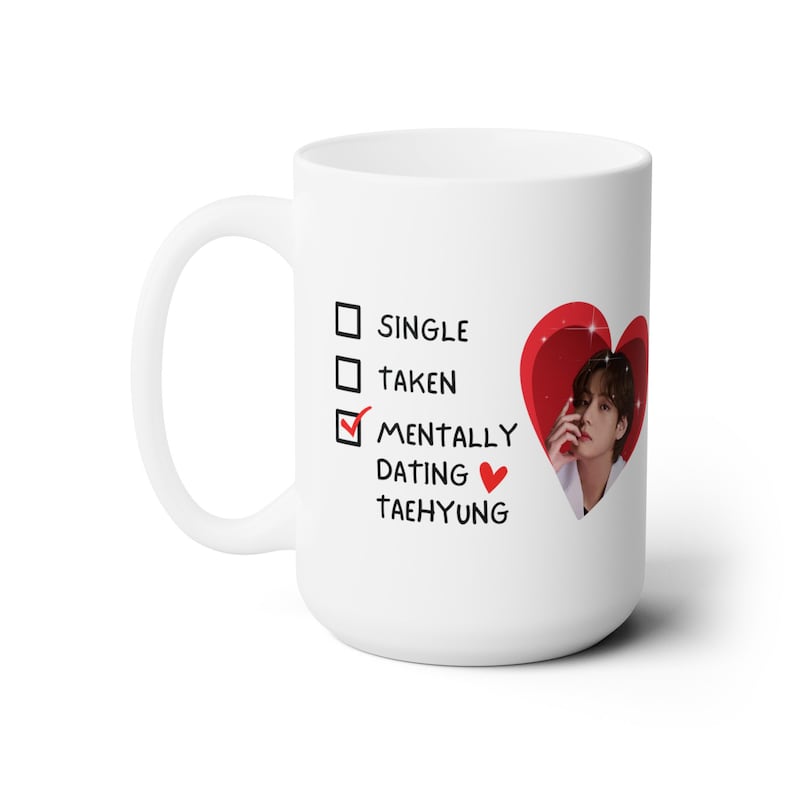 Taehyung Graphic Ceramic Coffee Mug 11oz
