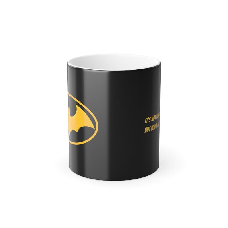 Batman Style Heat Changing Mug
