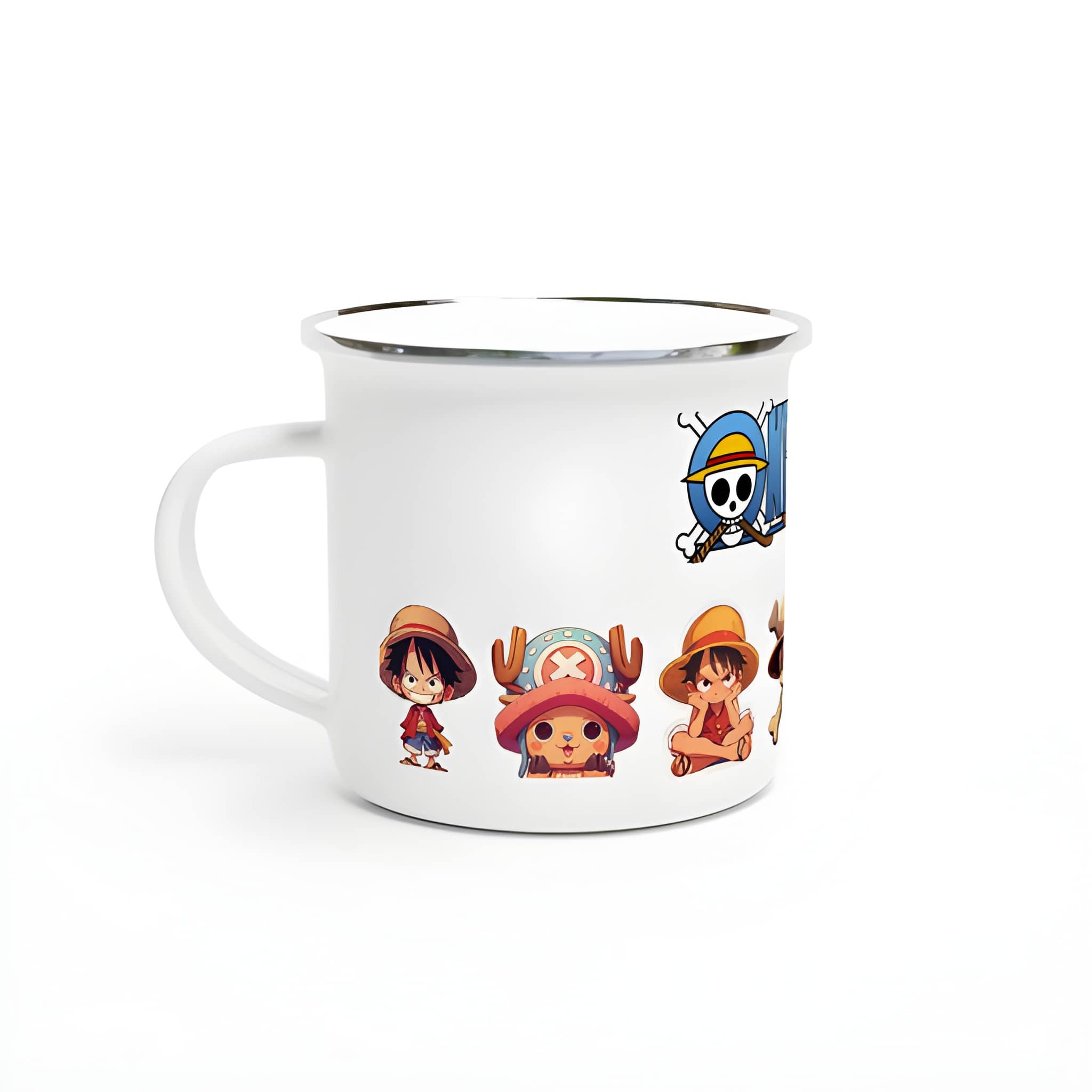 One Piece Enamel Mug - Perfect Gift for Anime Fans - 12oz Lightweight Camp Mug