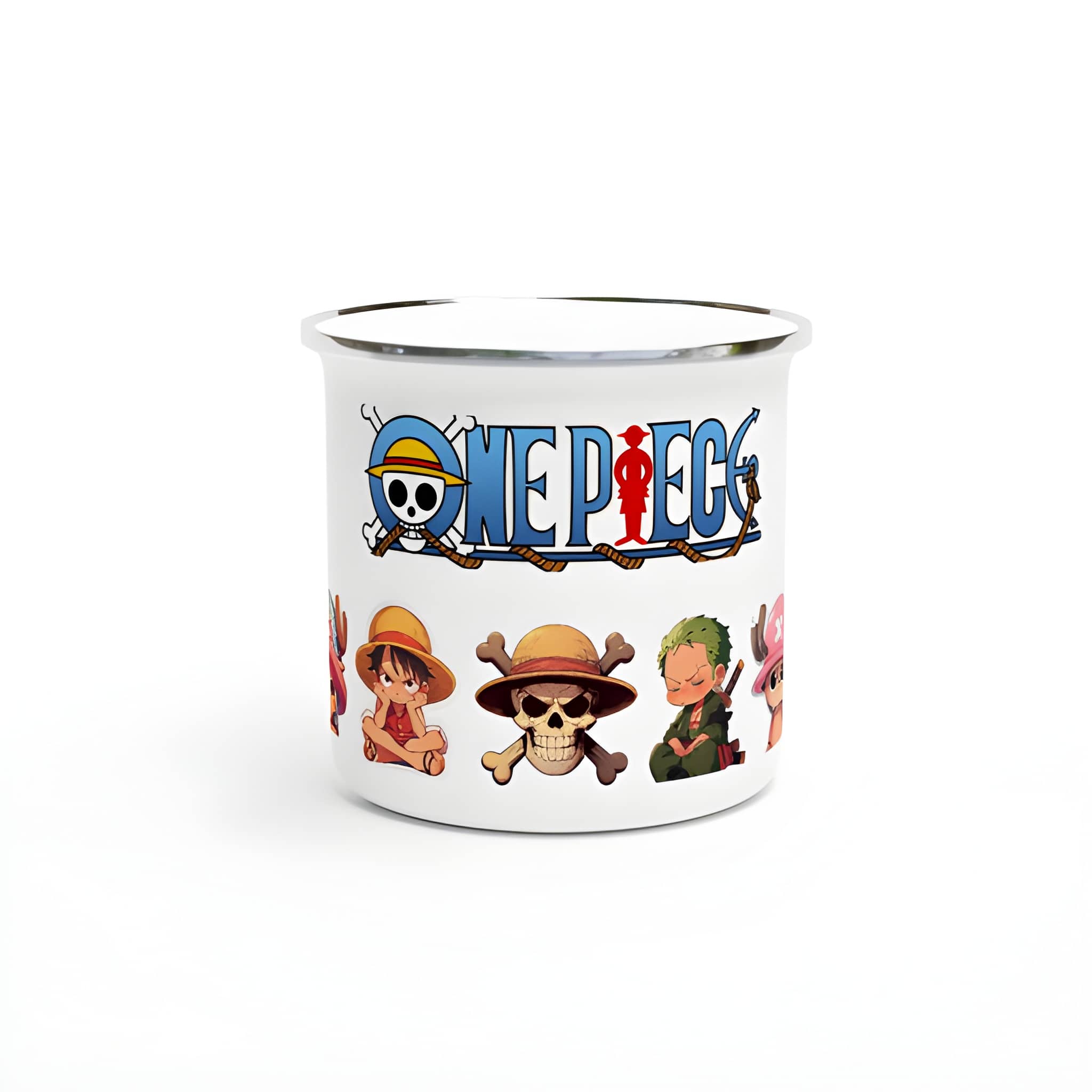 One Piece Enamel Mug - Perfect Gift for Anime Fans - 12oz Lightweight Camp Mug