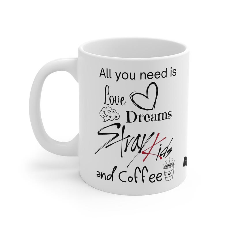 K Pop SKZ Memory Collage Ceramic Mug