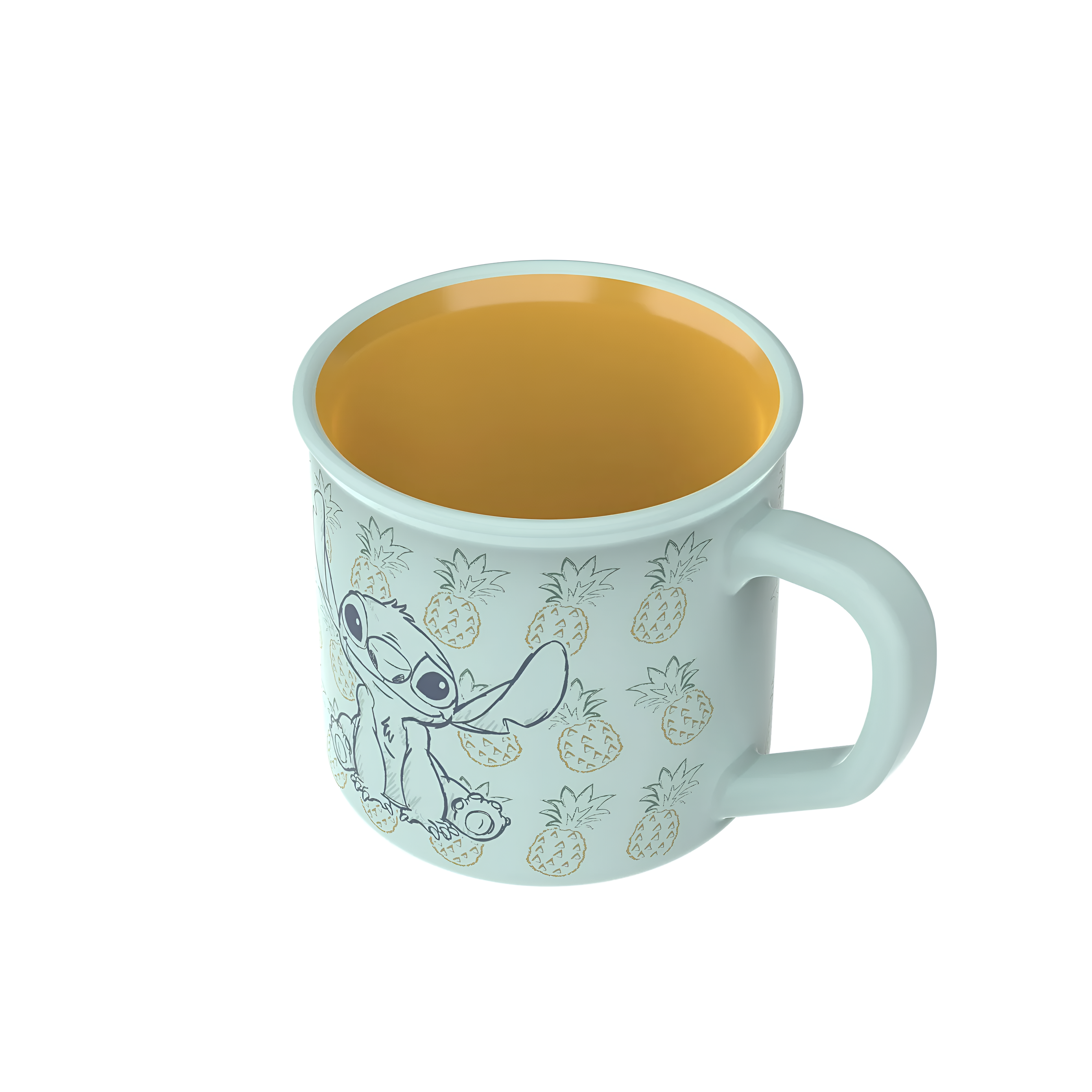 Stitch Harlow Mug With Artistic Campfire Design