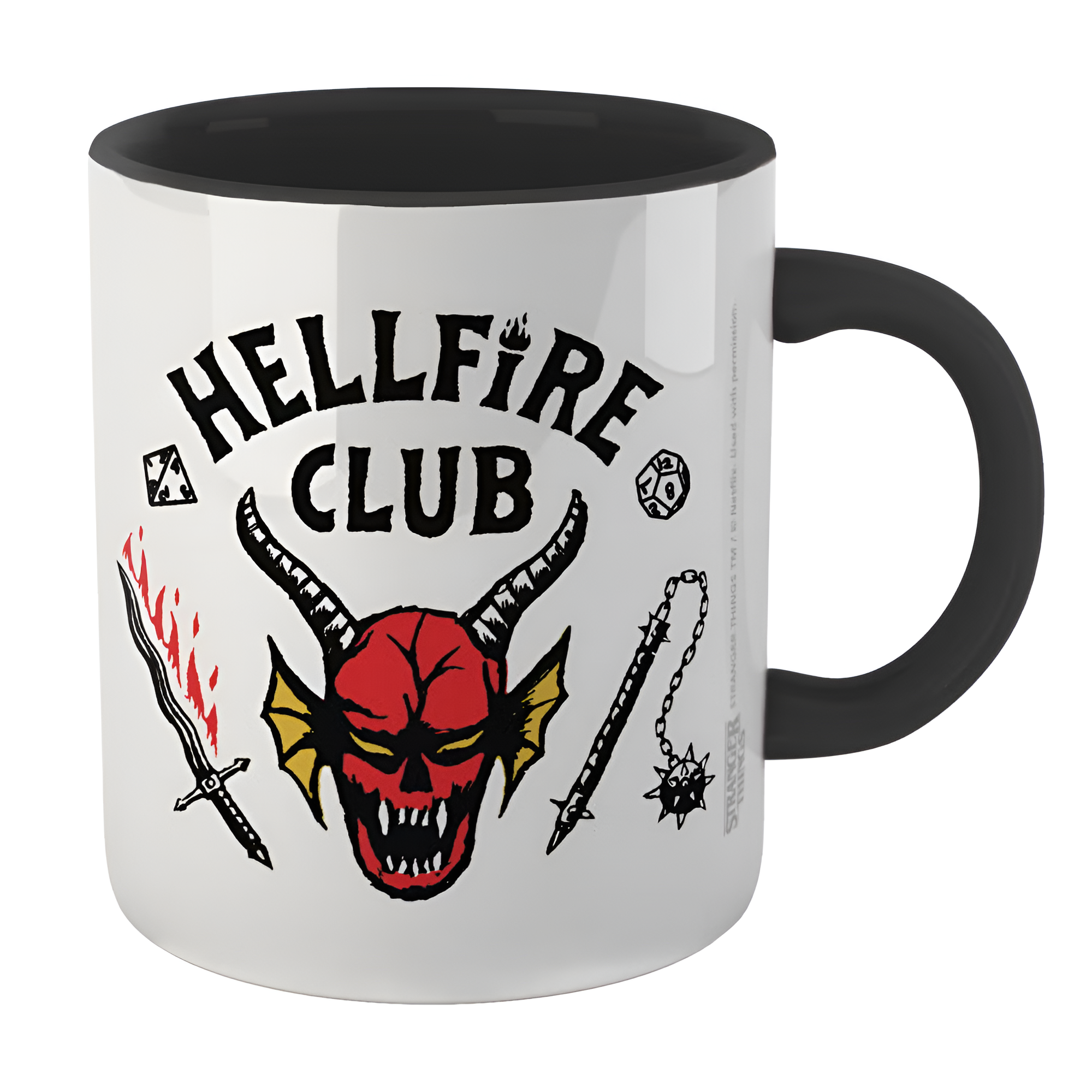 Stranger Things Hellfire Club Inspired Coffee Mug