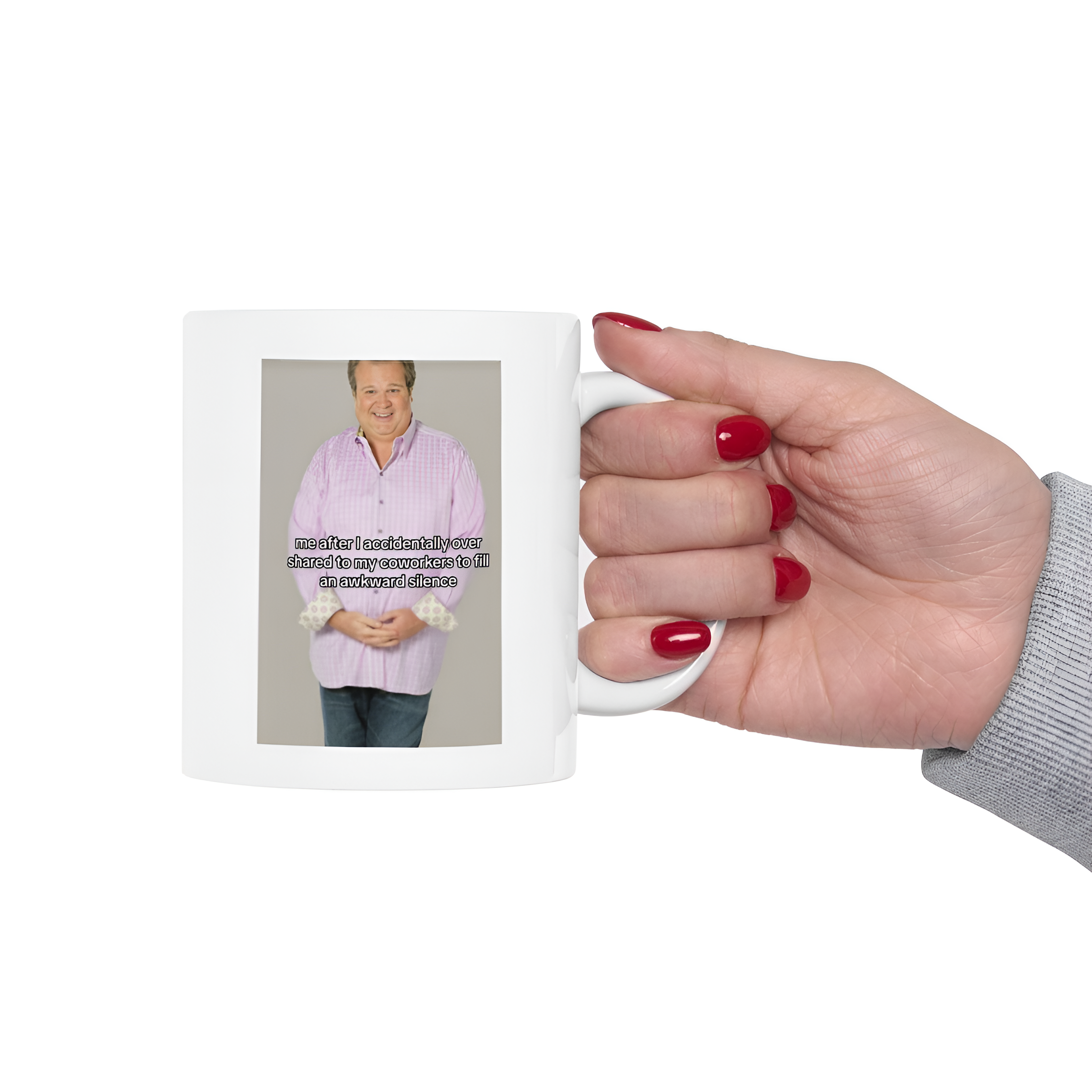 Modern Family Cam Over Sharing Meme Mug