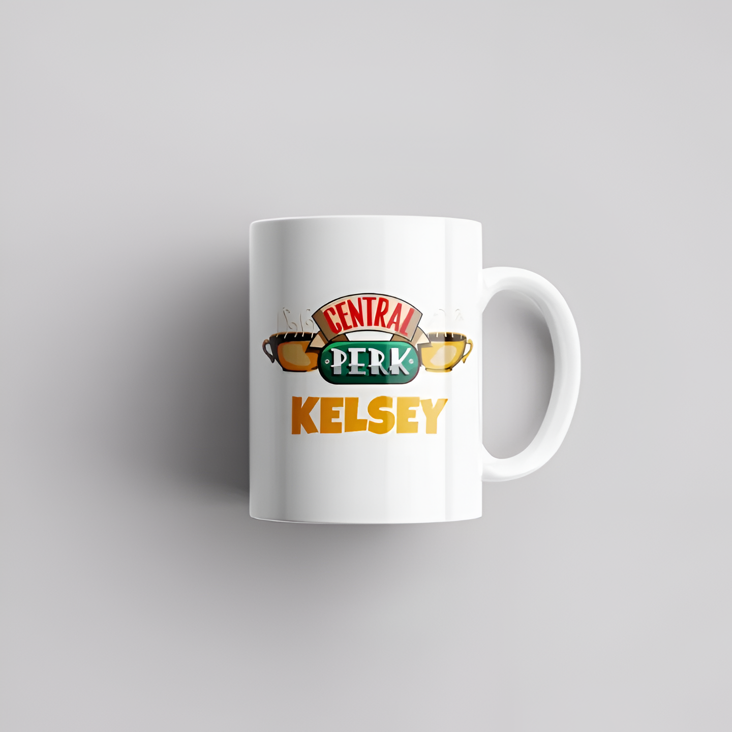 Personalized Central Perk Ceramic Name Mug