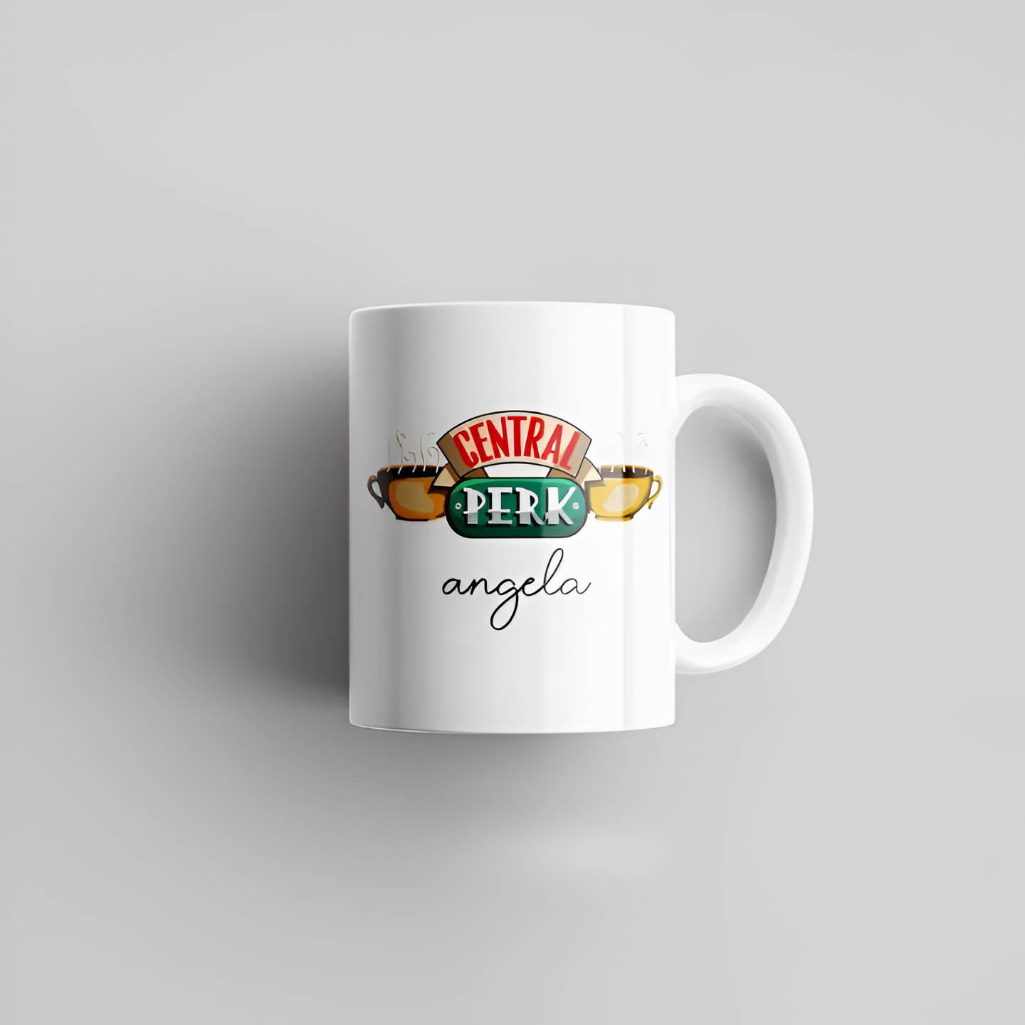 Personalized Central Perk Ceramic Name Mug