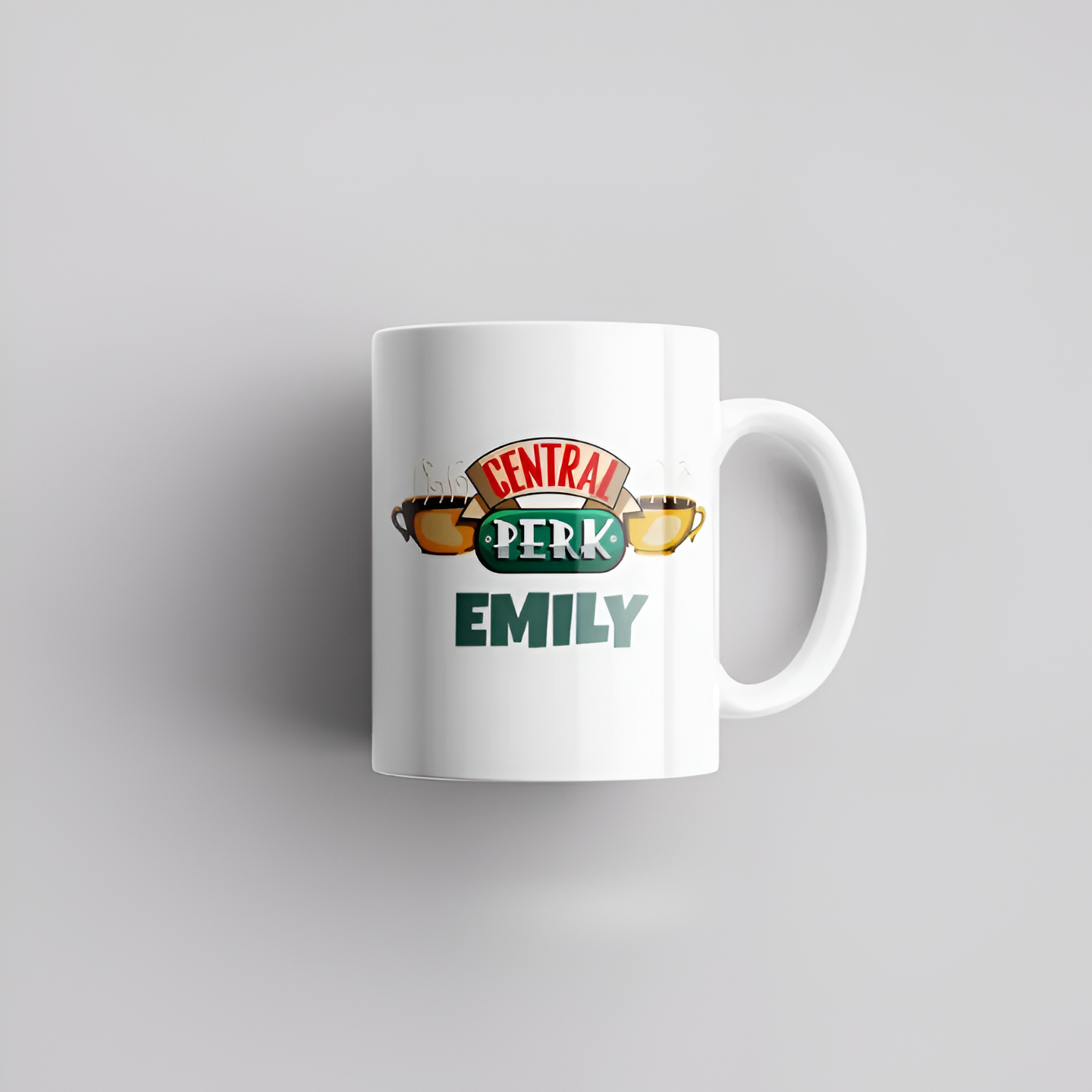 Personalized Central Perk Ceramic Name Mug