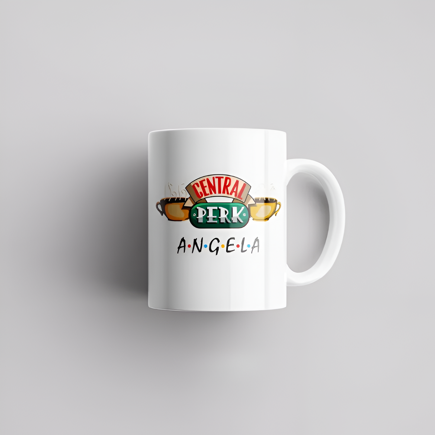 Personalized Central Perk Ceramic Name Mug