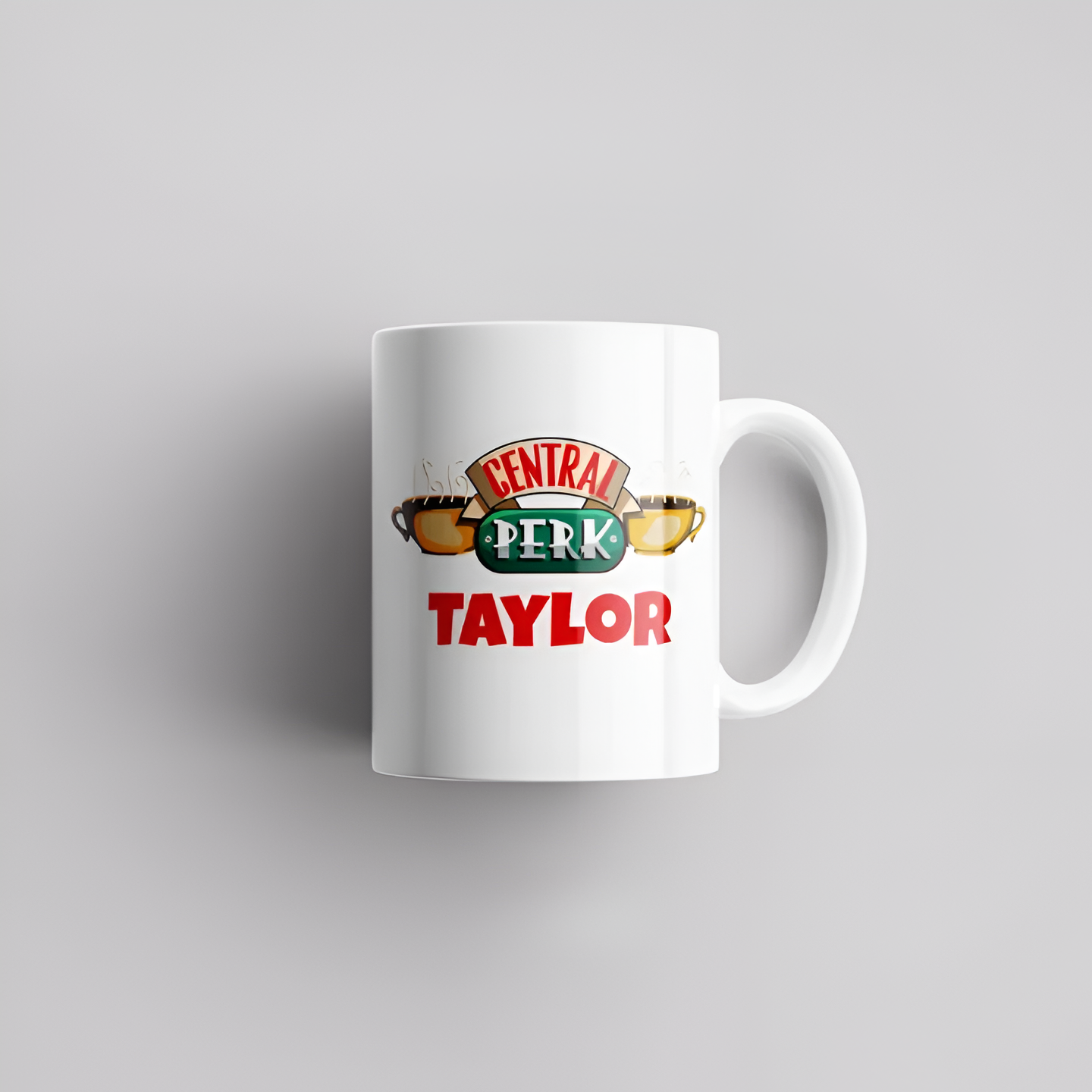 Personalized Central Perk Ceramic Name Mug
