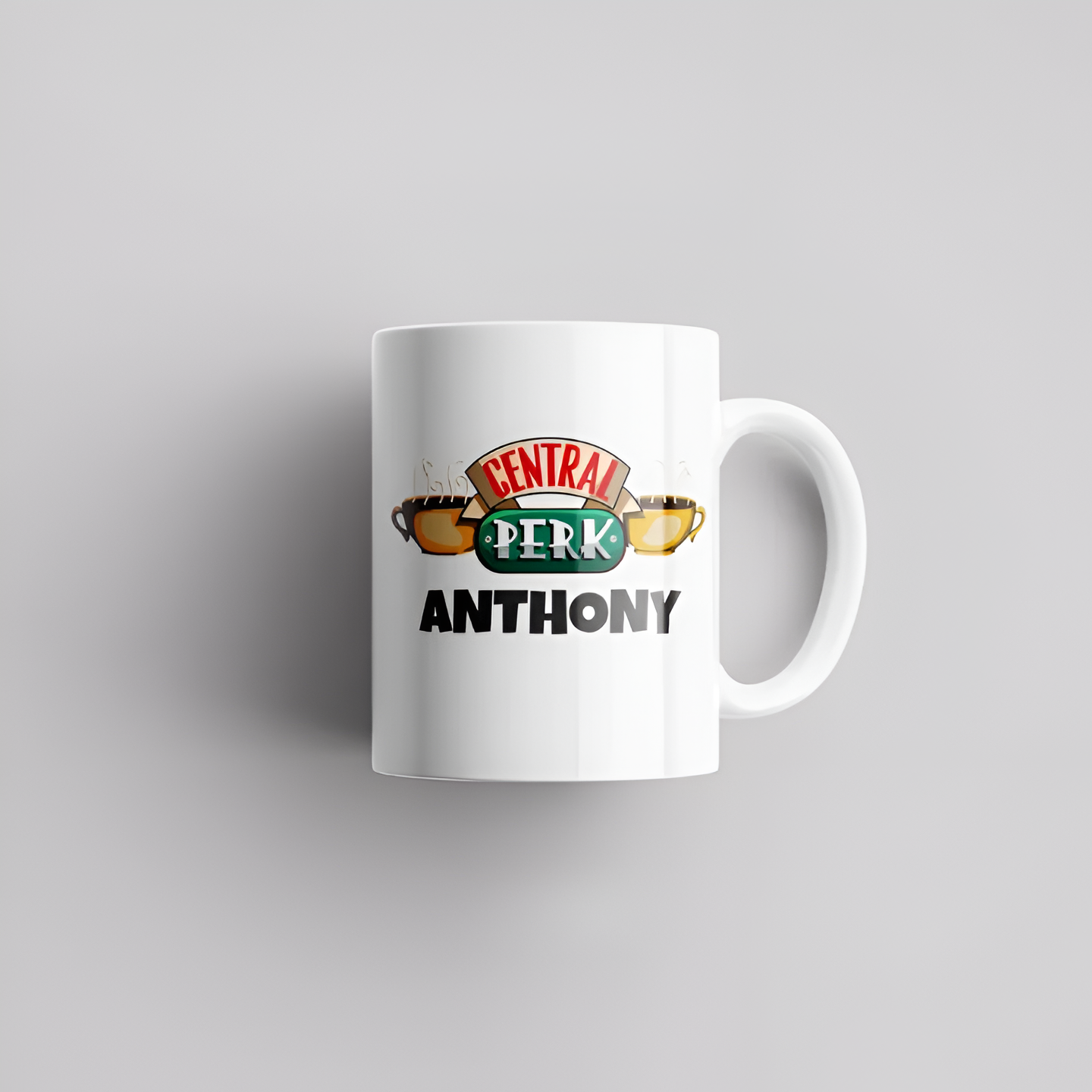 Personalized Central Perk Ceramic Name Mug