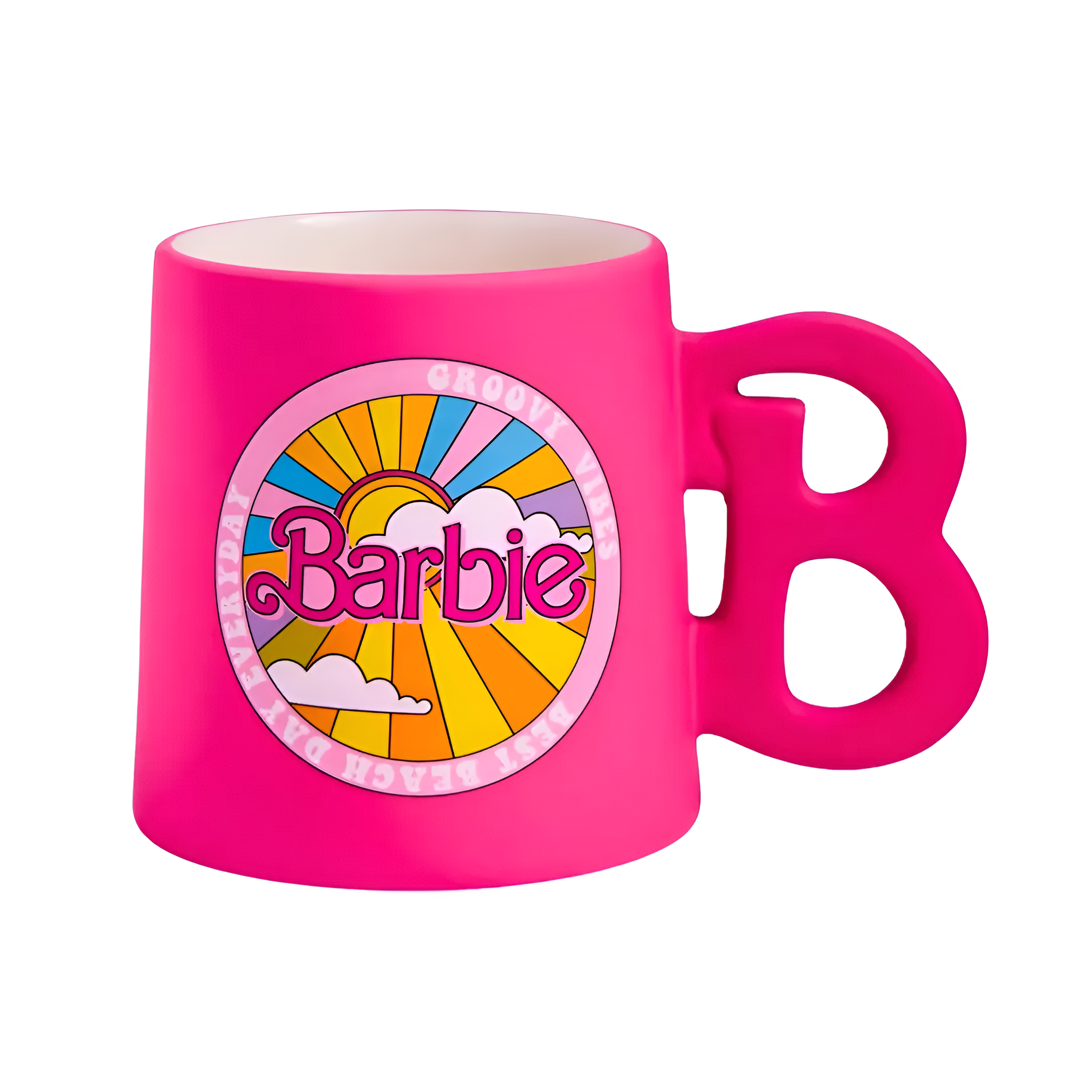 Groovy Barbie Logo Ceramic Beverage Mug