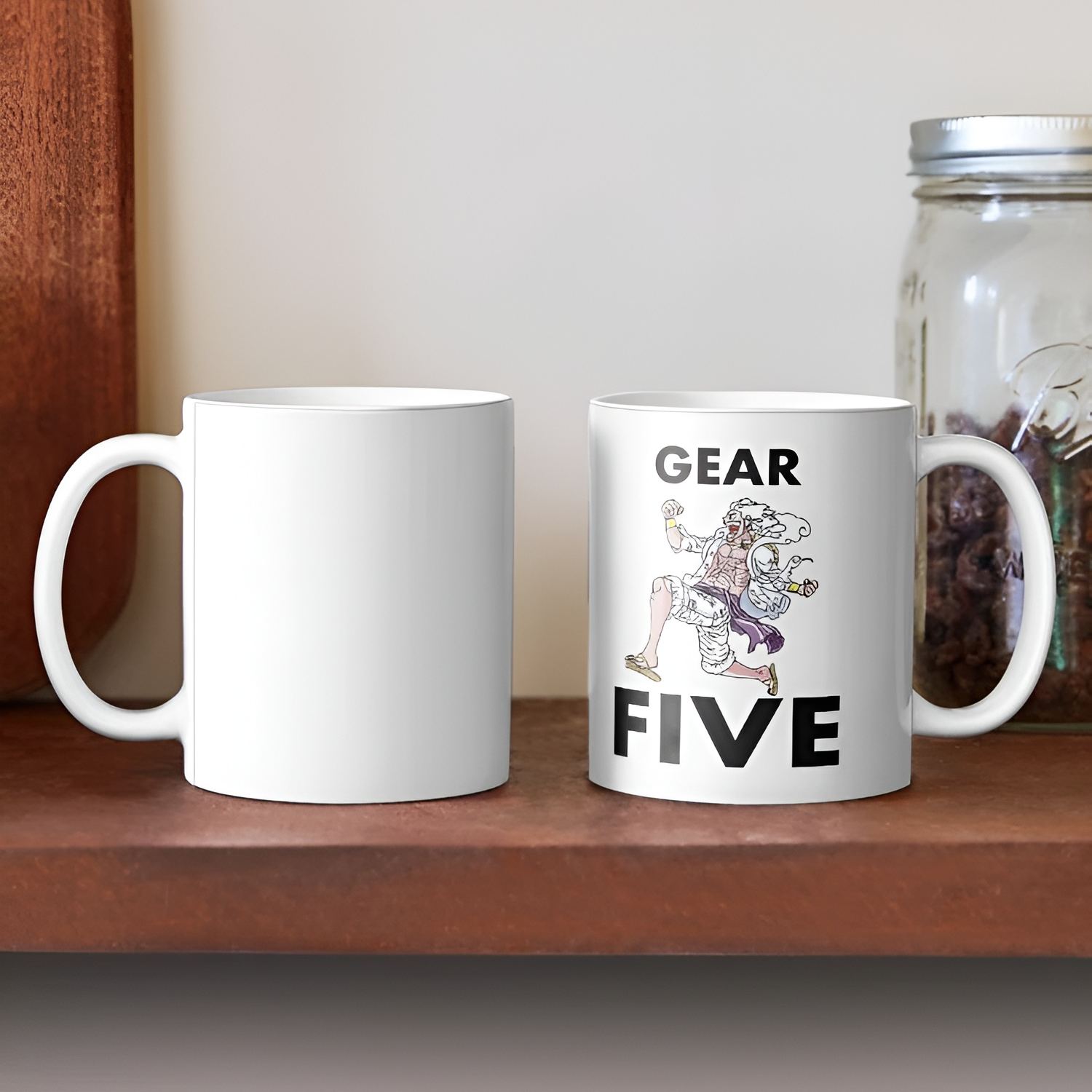 Luffy Gear Five Anime Coffee Mug