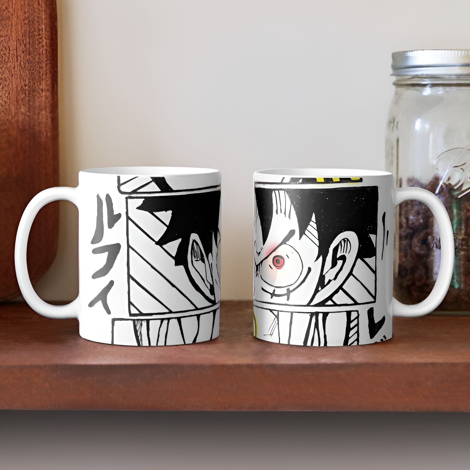 Anime Luffy Zoro Sanji monster trio Coffee Mug