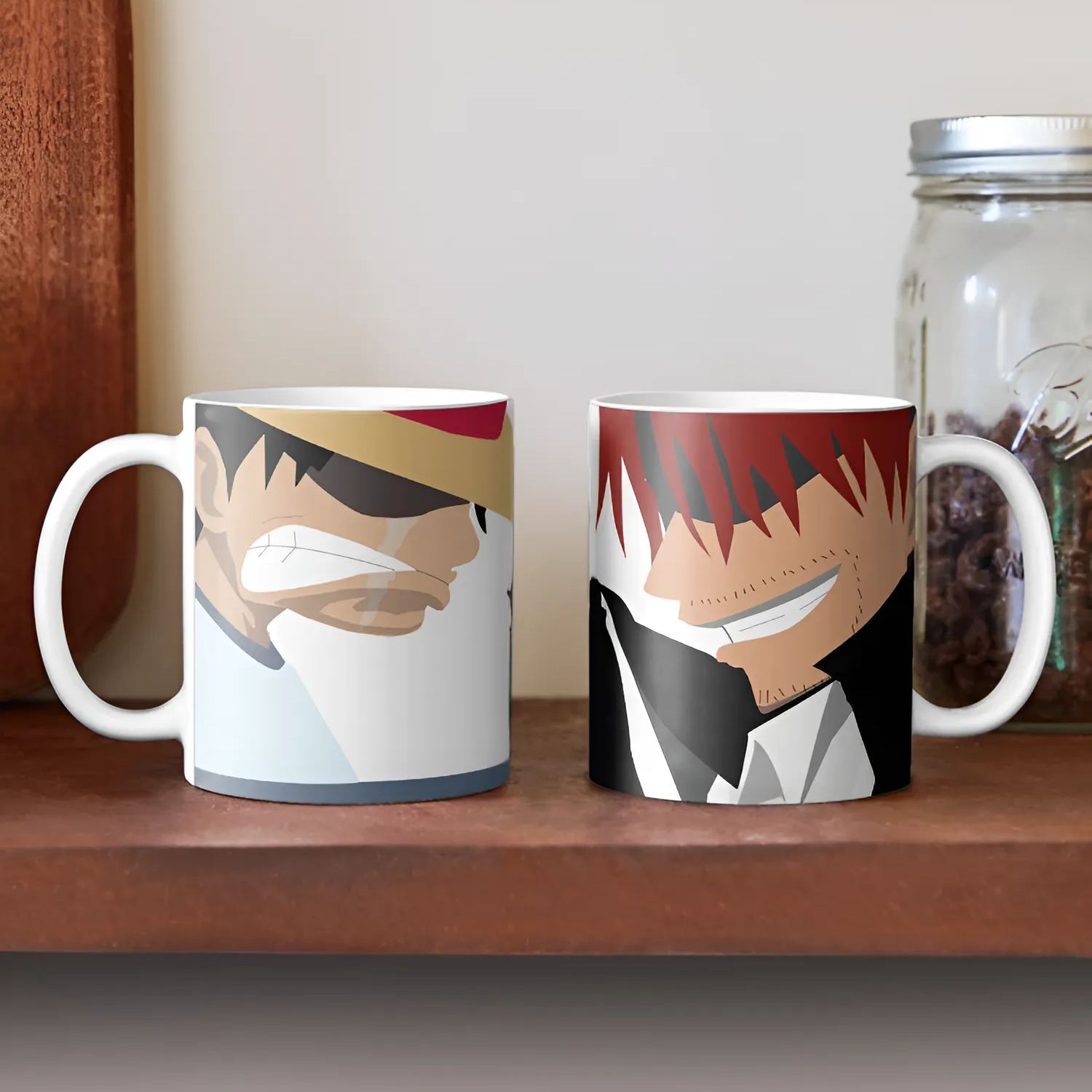 Shanks Luffy Coffee Mug