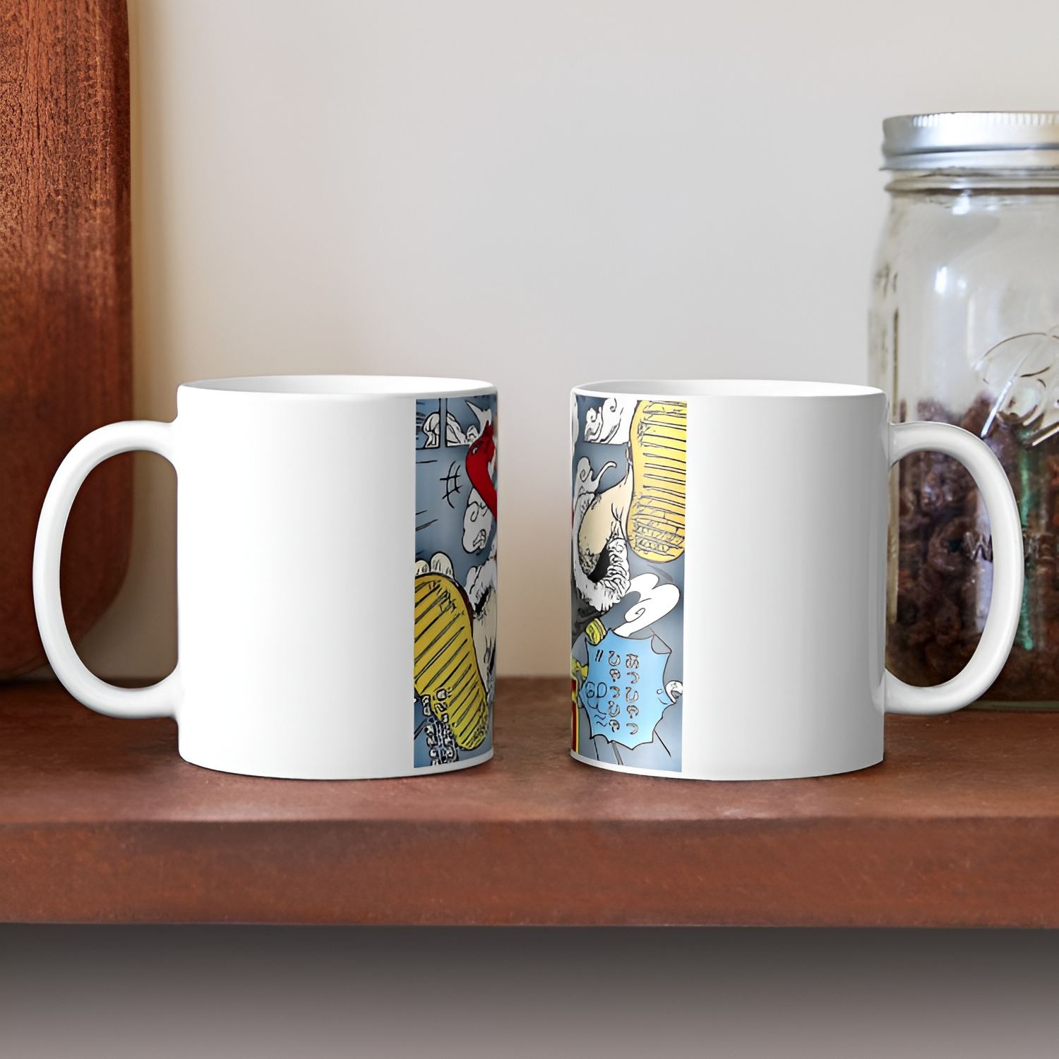 Monkey D Luffy Gear 5 Nika Coffee Mug