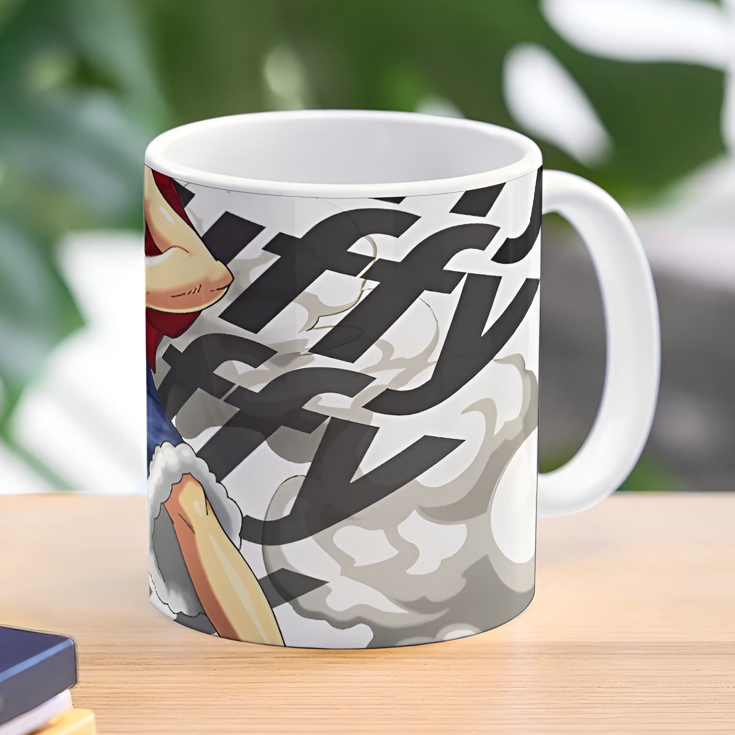 Manga Character Design Coffee Cup