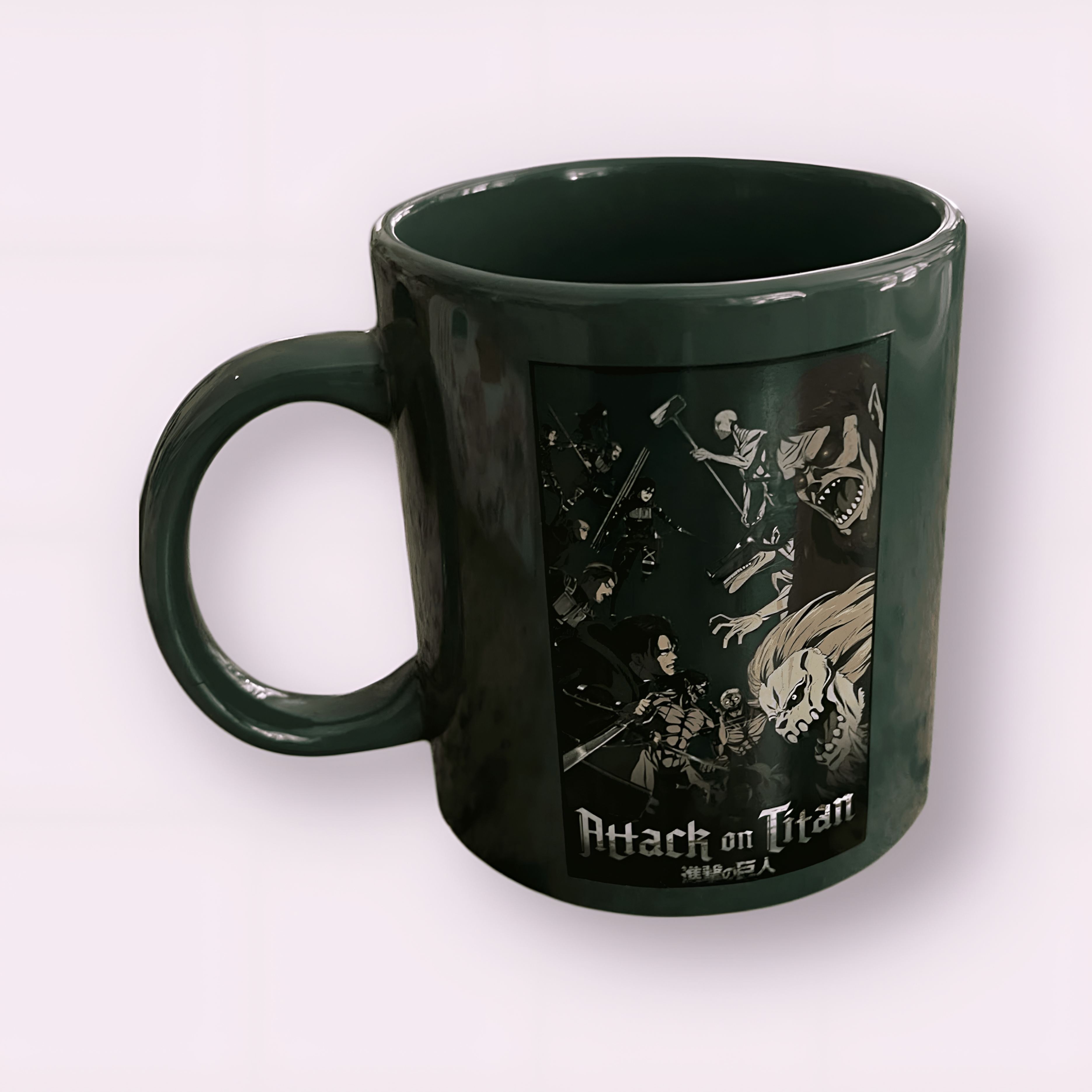Attack on Titans Green Coffee Cup