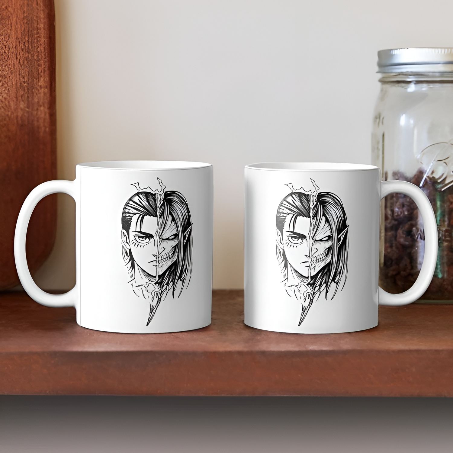 Eren Yeager Transformation Series Coffee Mug