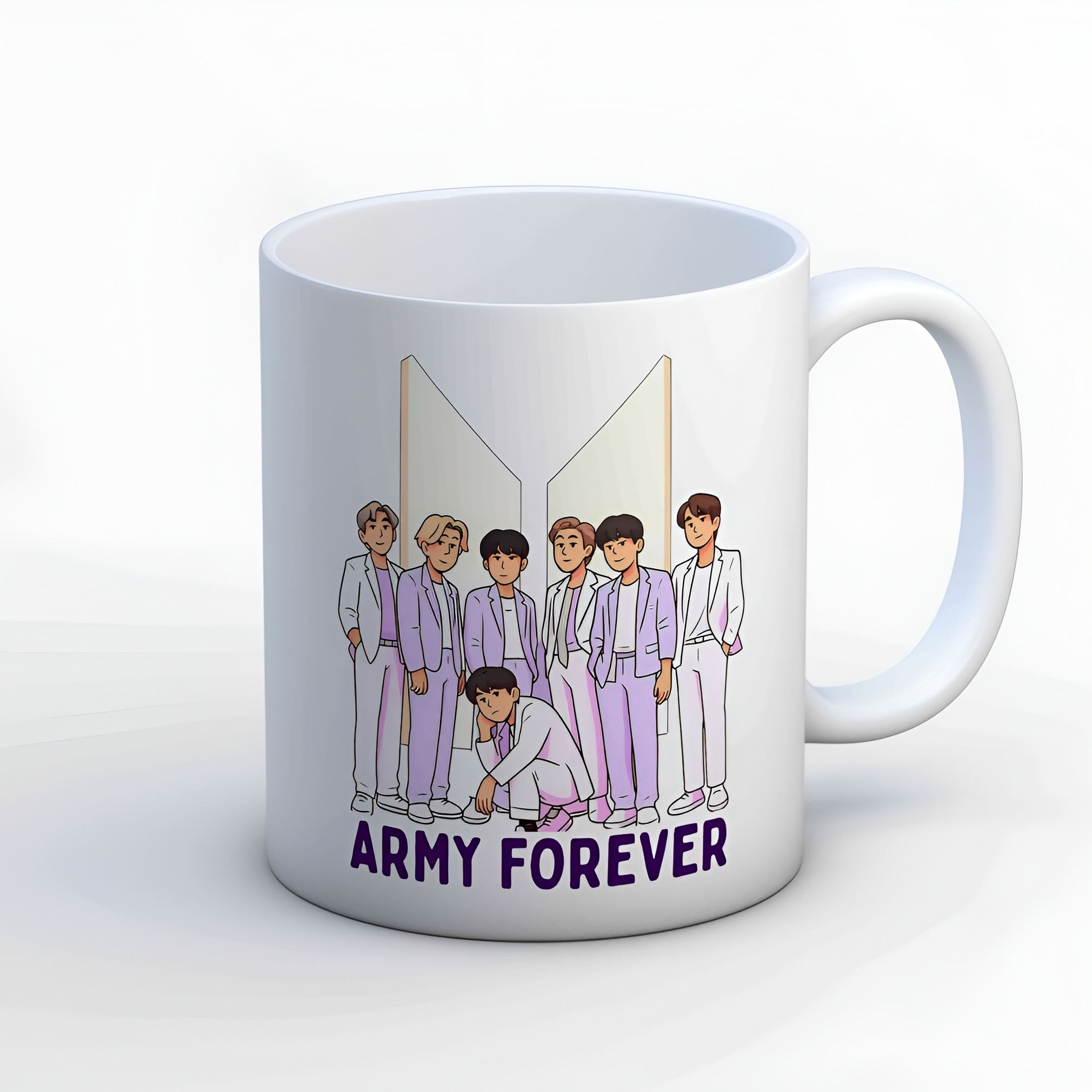 Army Forever Group Illustrative Coffee Mug