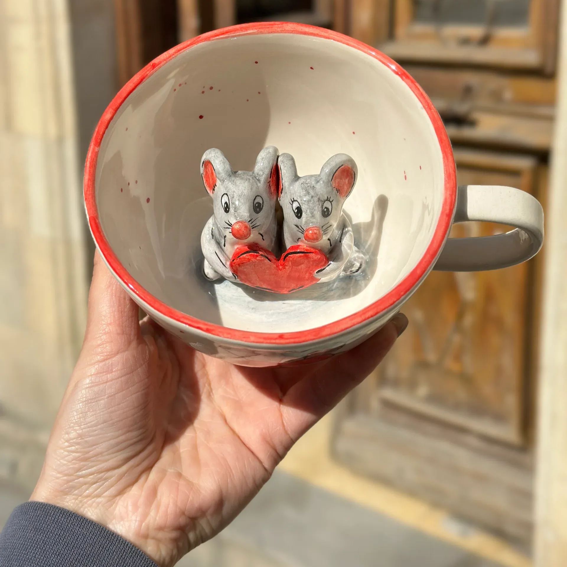 Handmade Natural Ceramic Beverage Cup For Coffee Or Tea