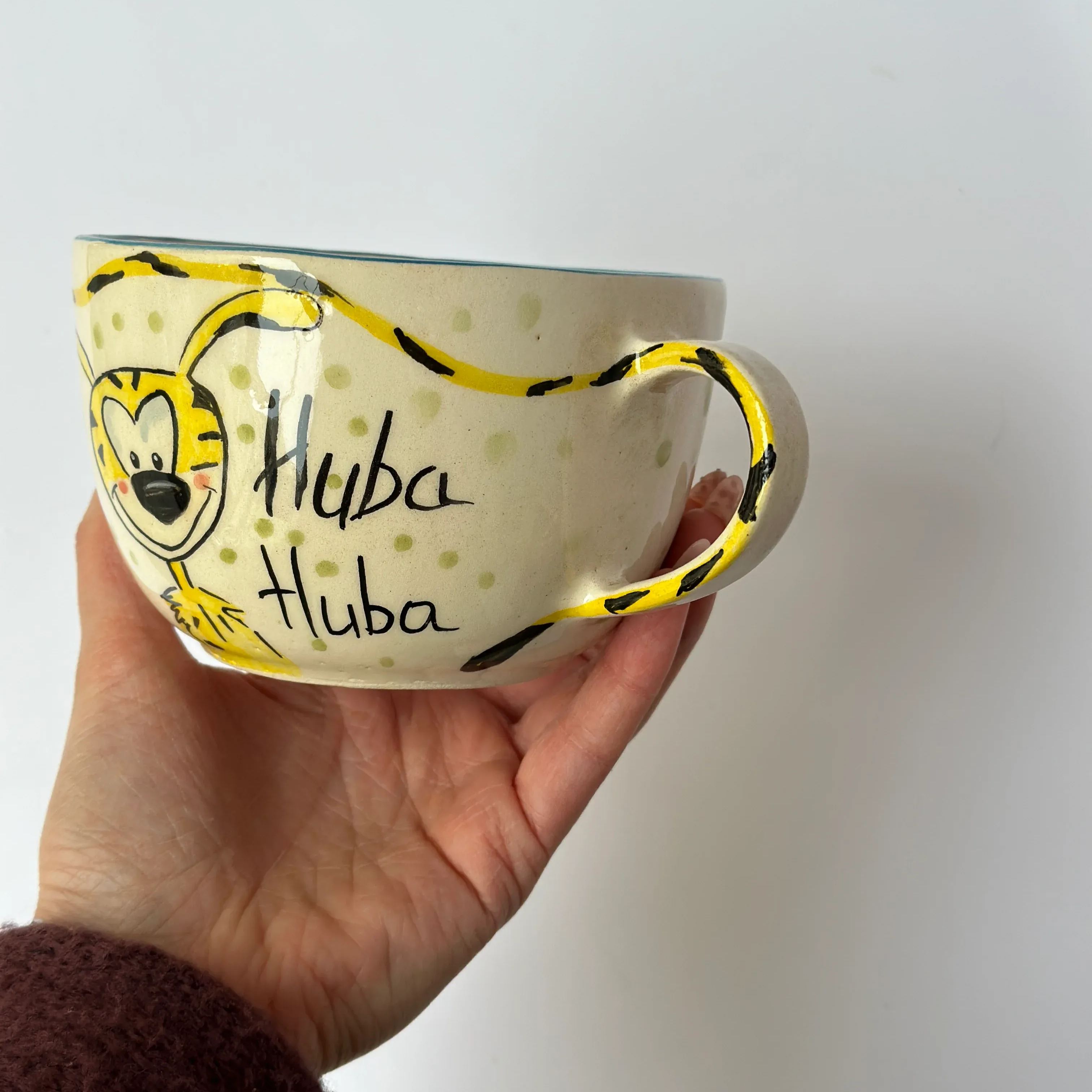 Spotted Creature Figurine Sculpted Cup