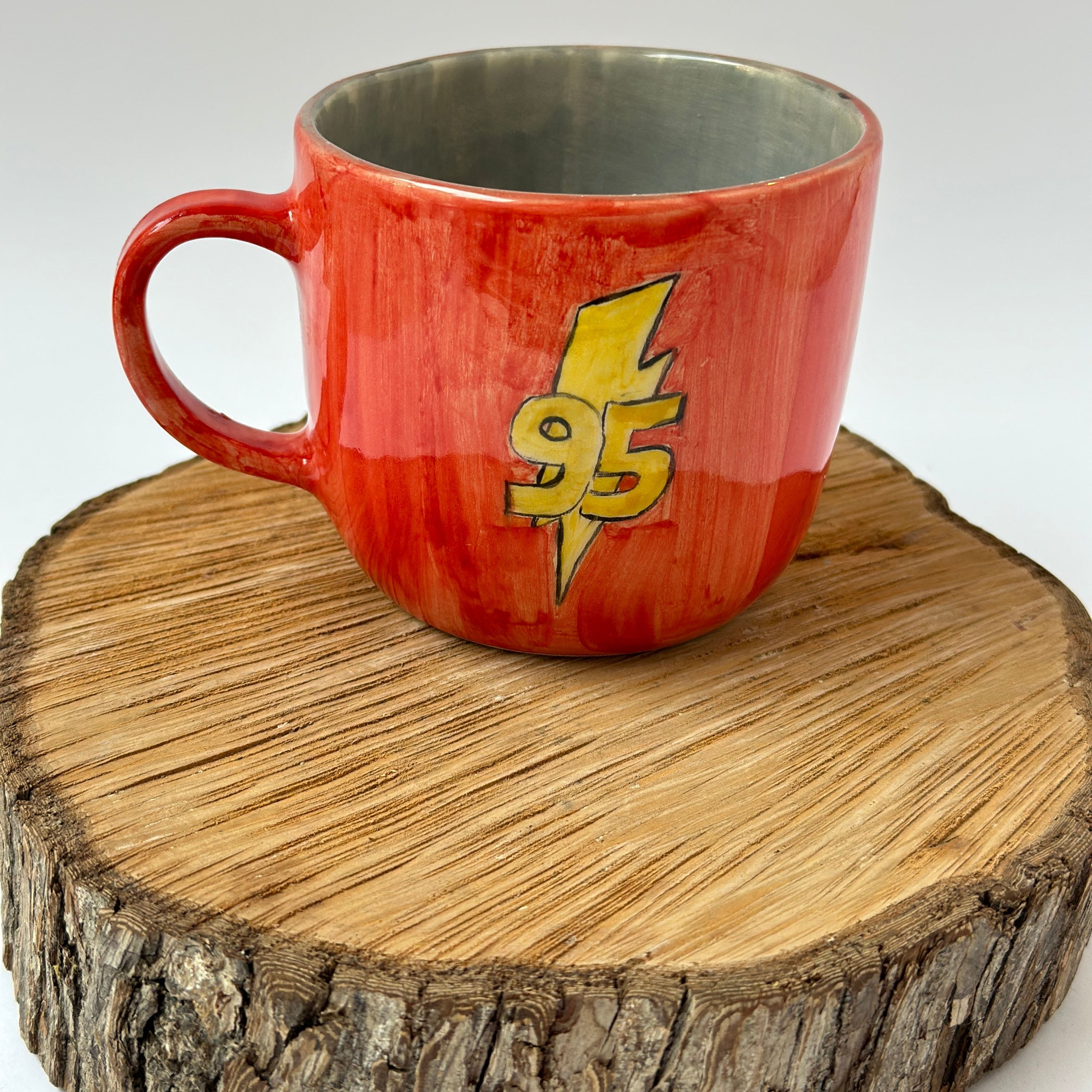 Racing Car Figurine Sculpted Cup