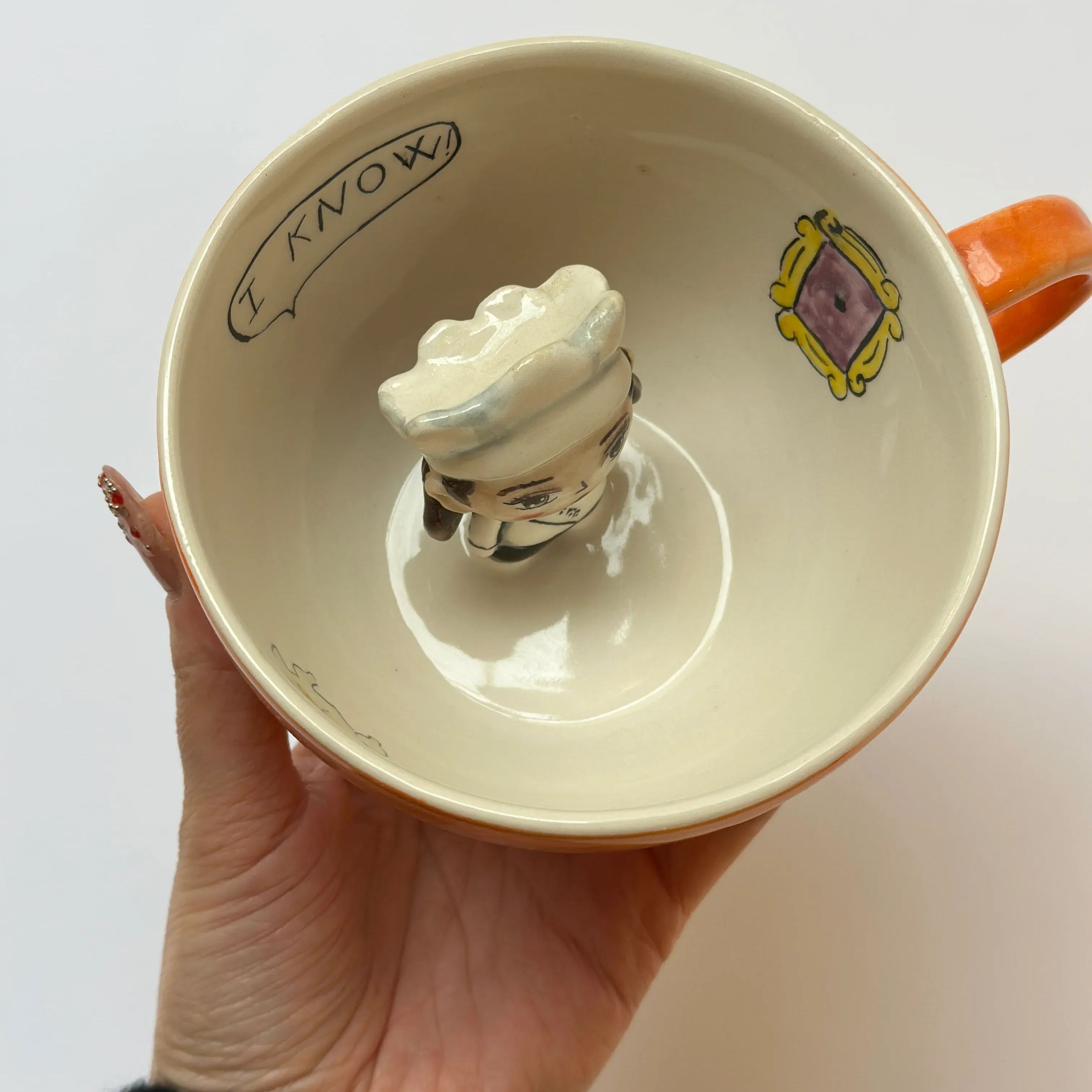 Chef Character Sculpted Glossy Cup