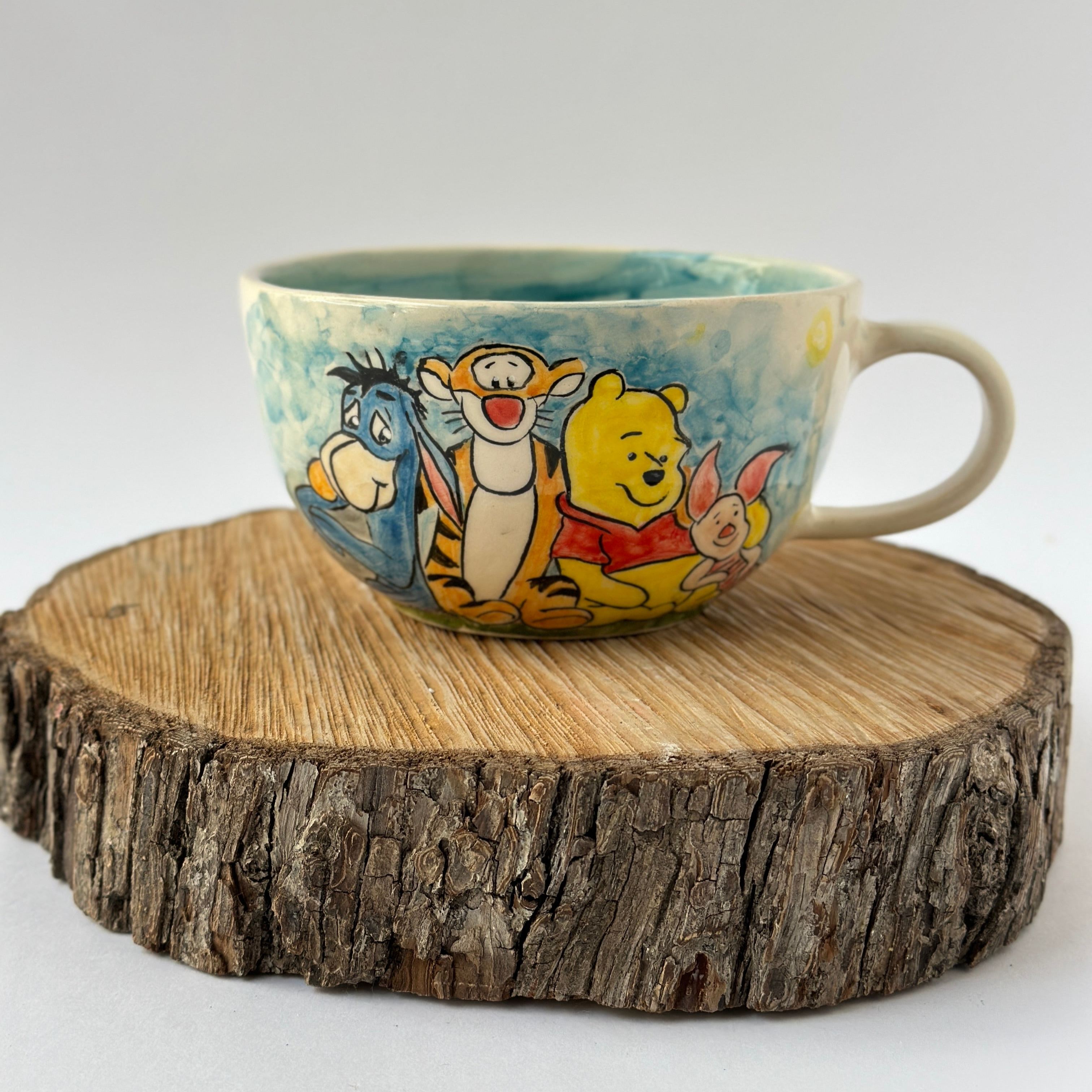 Handmade Cartoon Bear Ceramic Coffee Mug