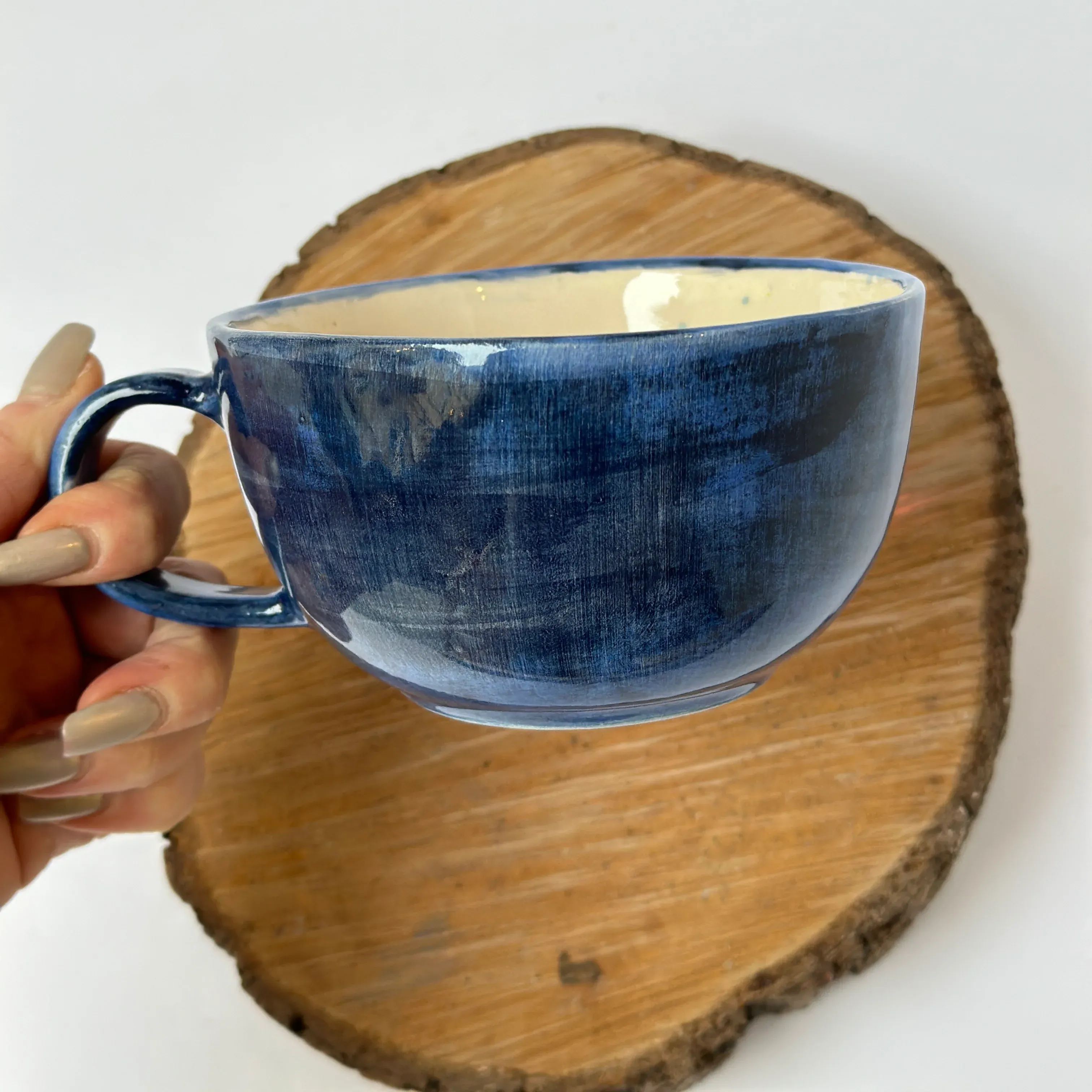 Owl Figurine Sculpted Cup