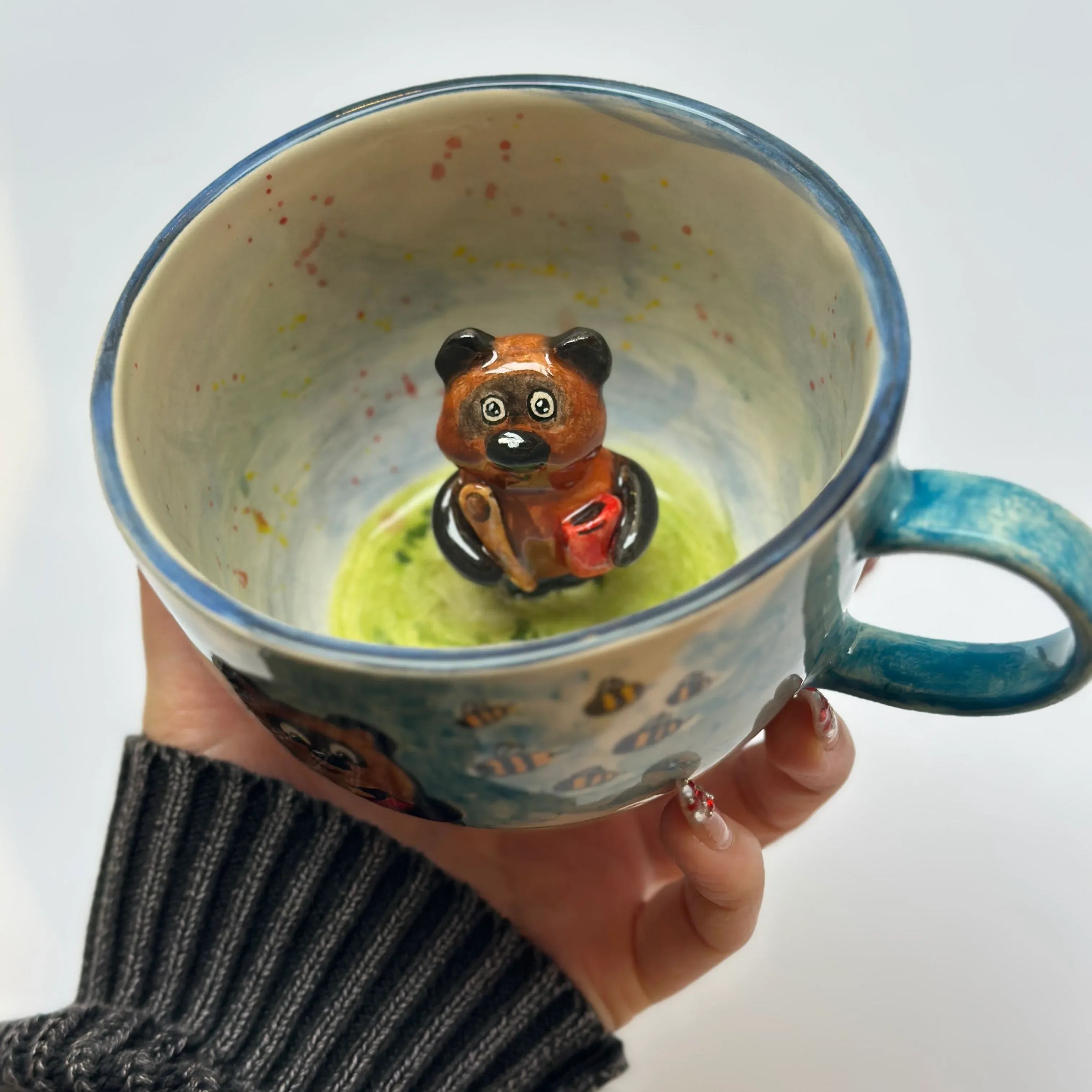 Winni the Pooh handmade mug