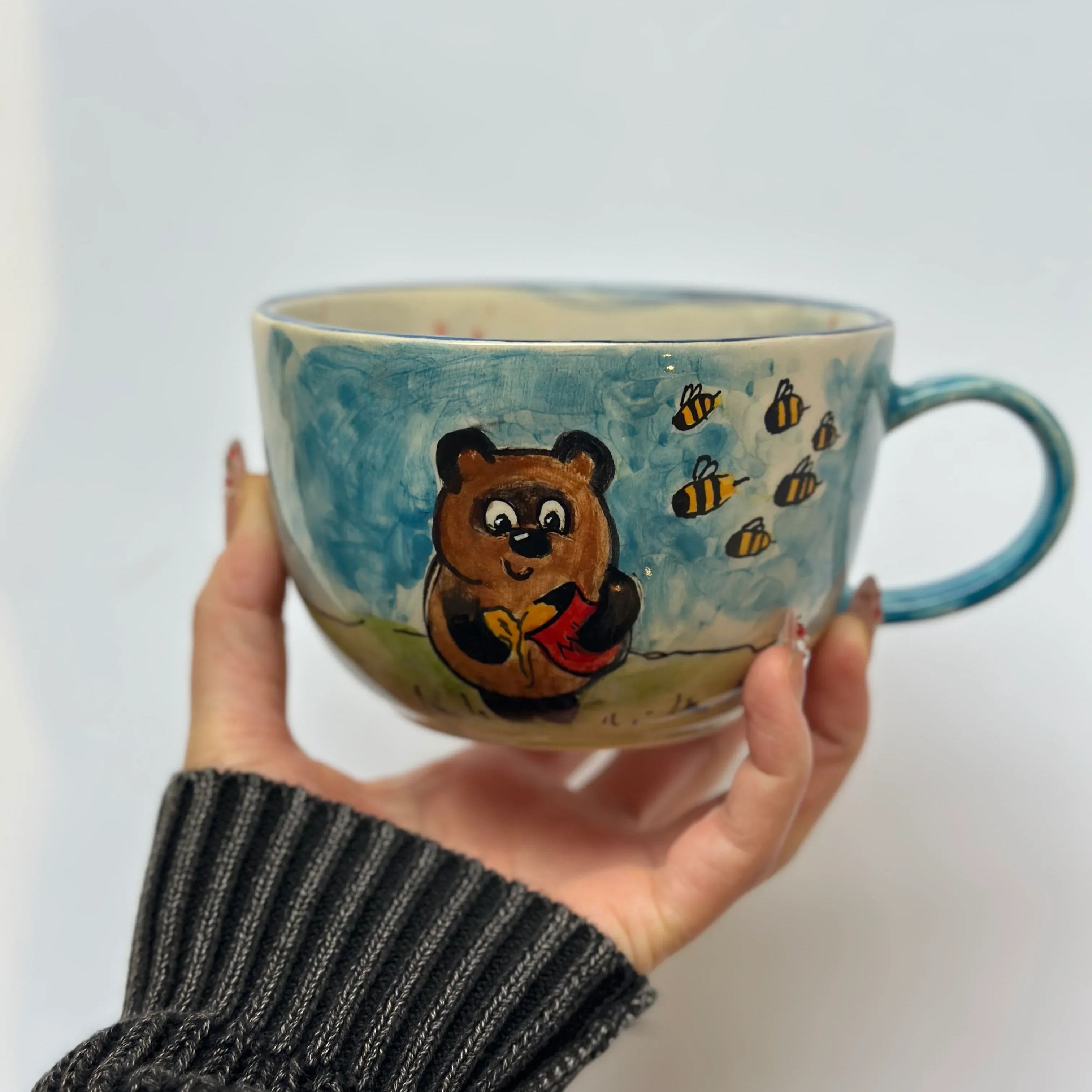 Winni the Pooh handmade mug