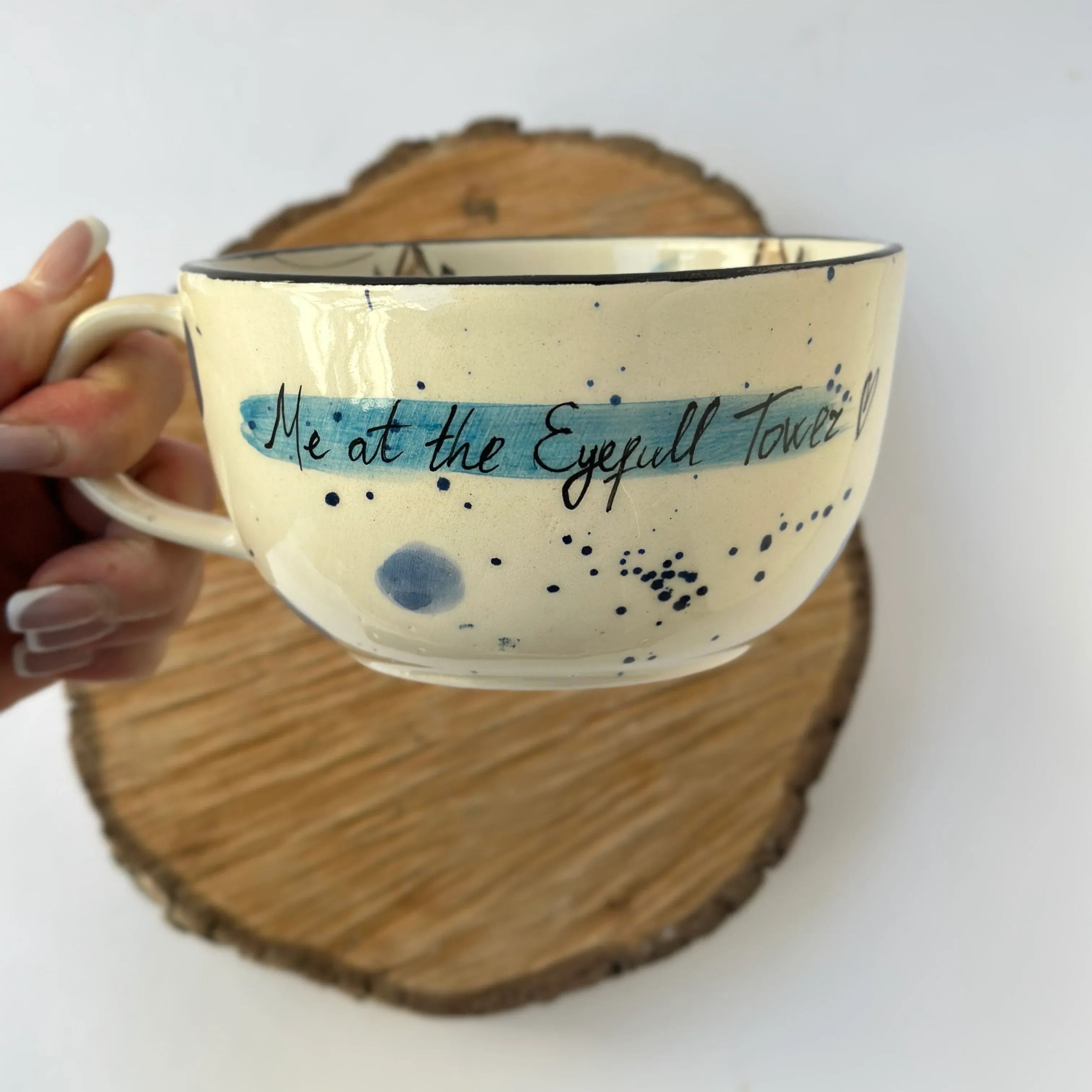 Bear Character Sculpted Stone Cup