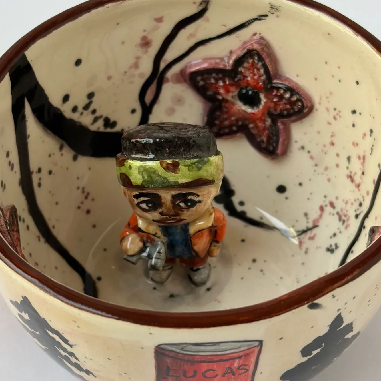 Handmade Ceramic Mug With Character Design