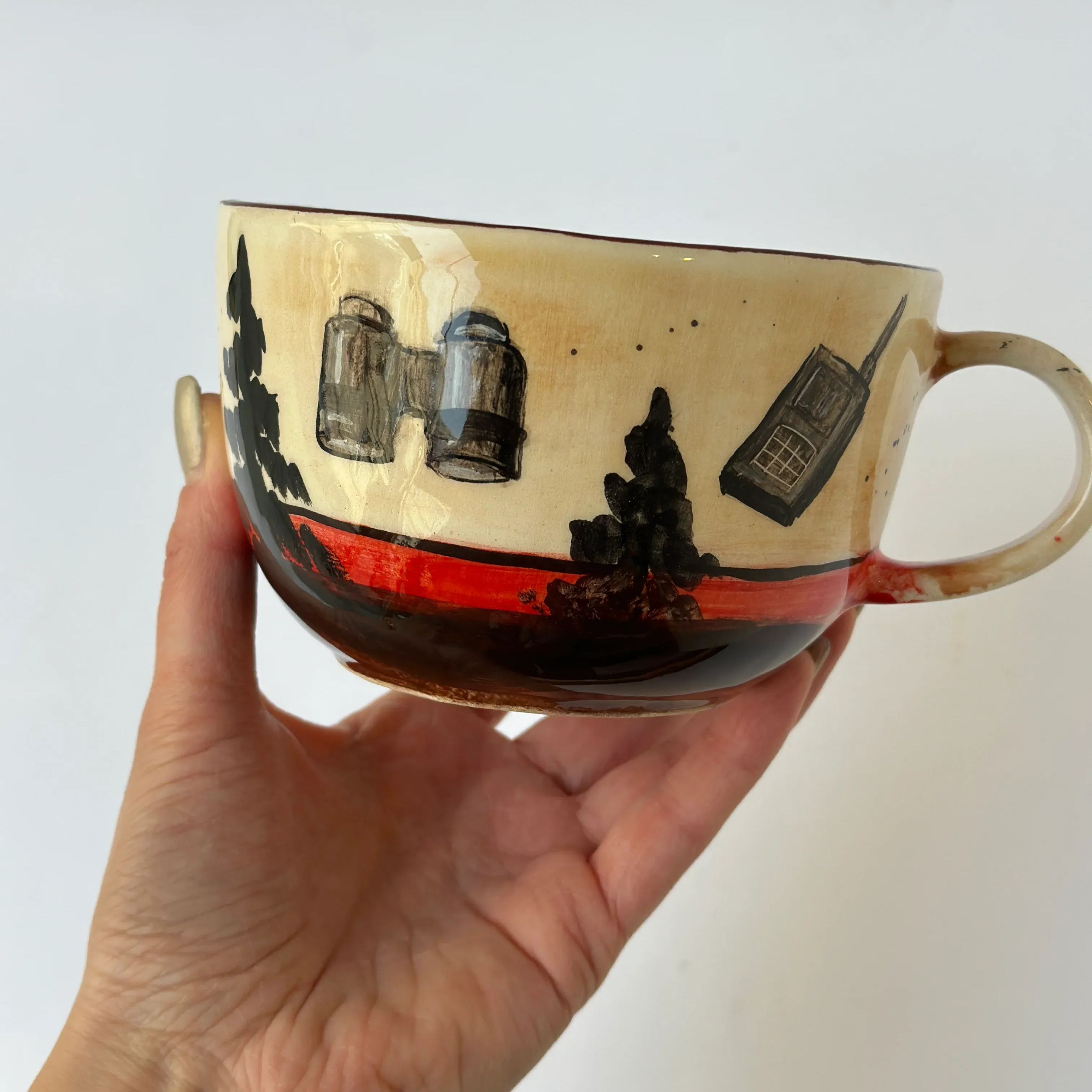 Lucas Character Sculpted Thriller Stone Cup