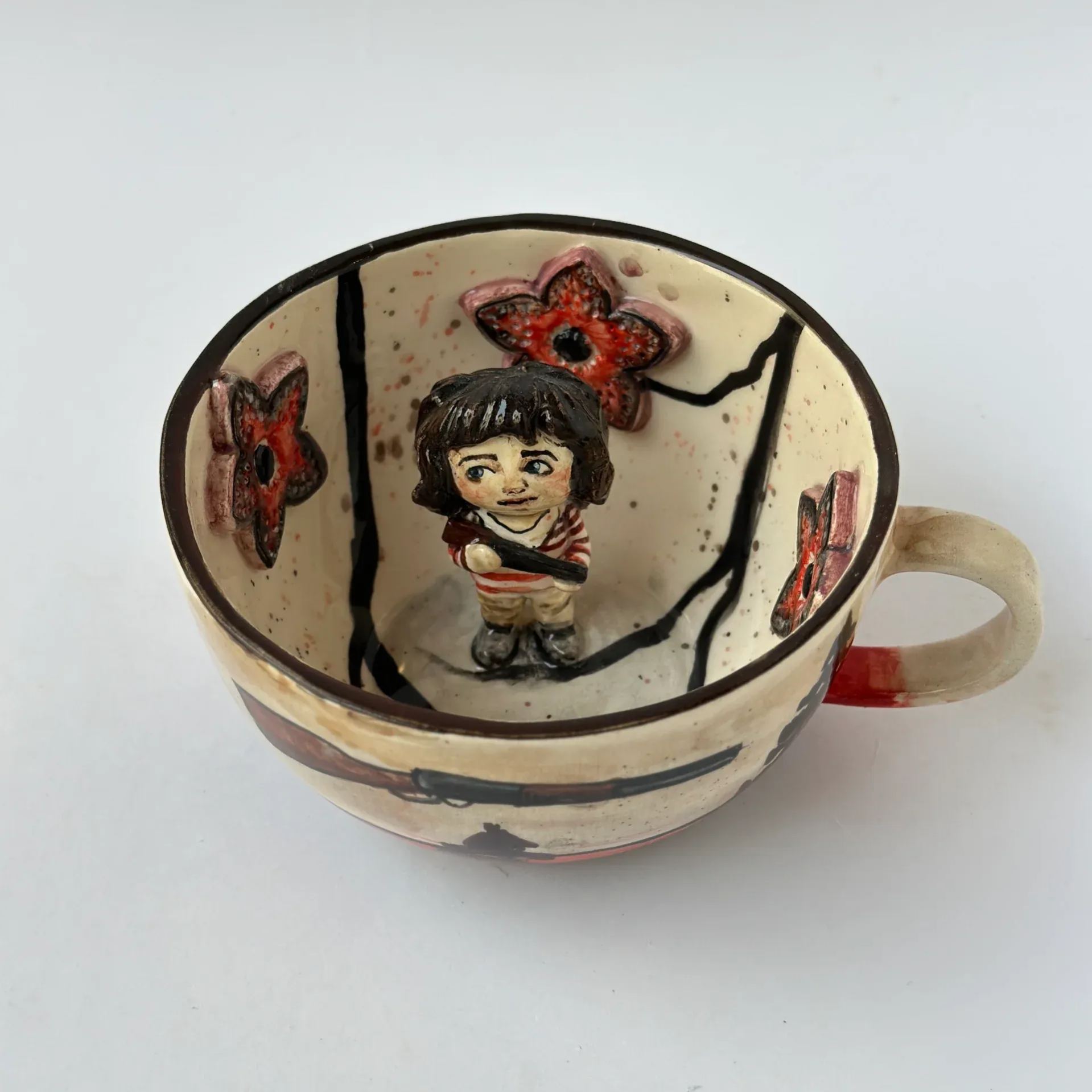 Handmade Ceramic Character Coffee Mug