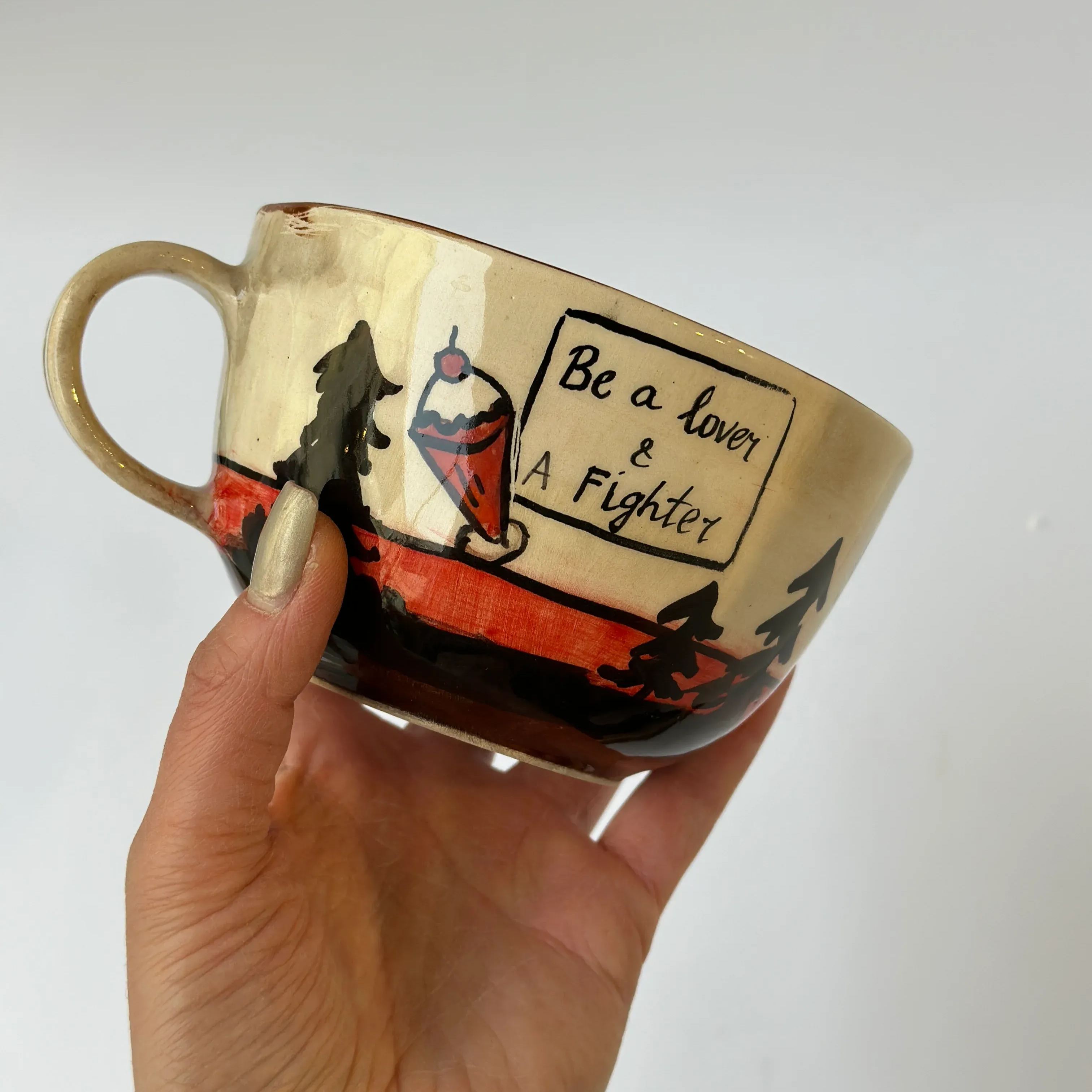 Eddie Character Sculpted Thriller Stone Cup