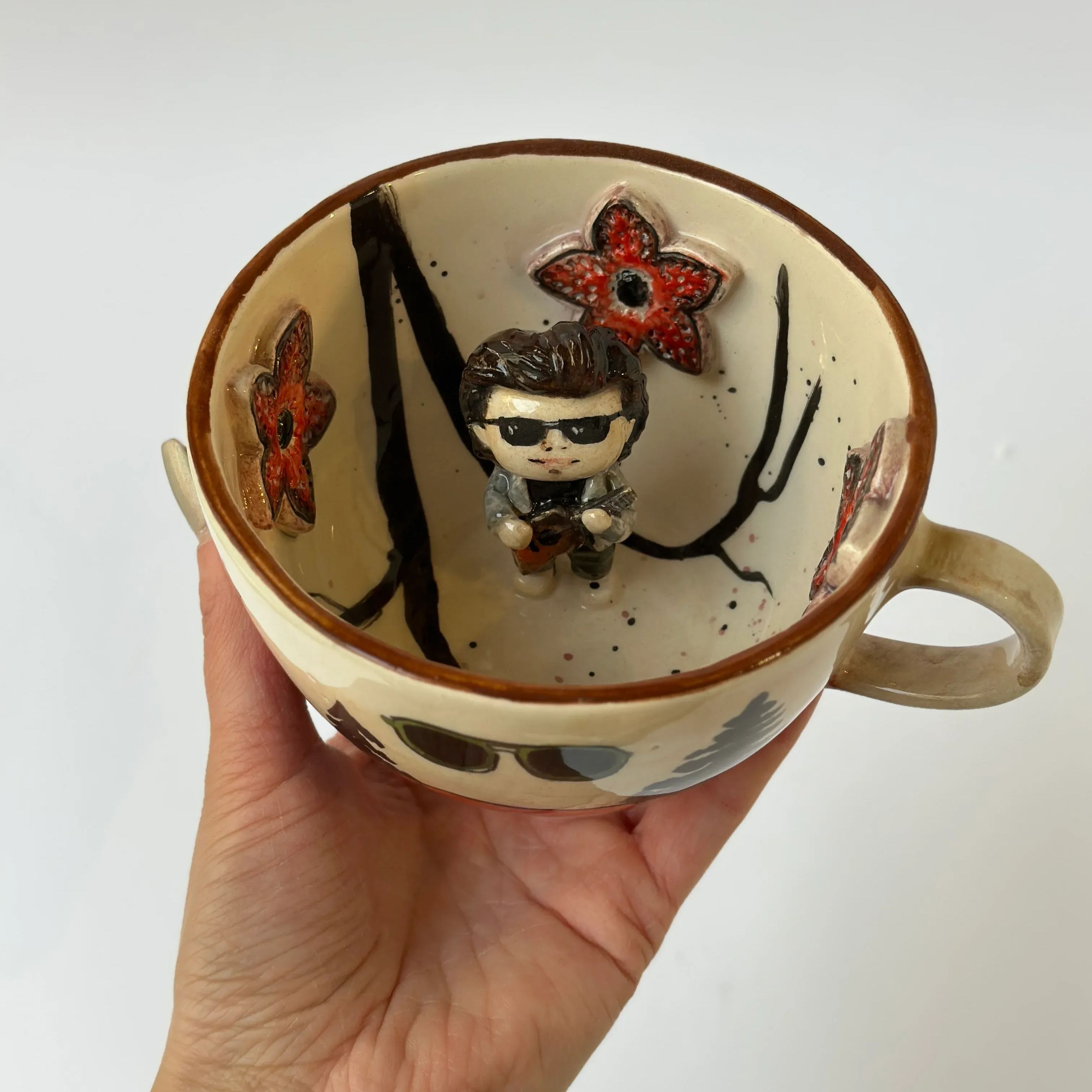 Eddie Character Sculpted Thriller Stone Cup