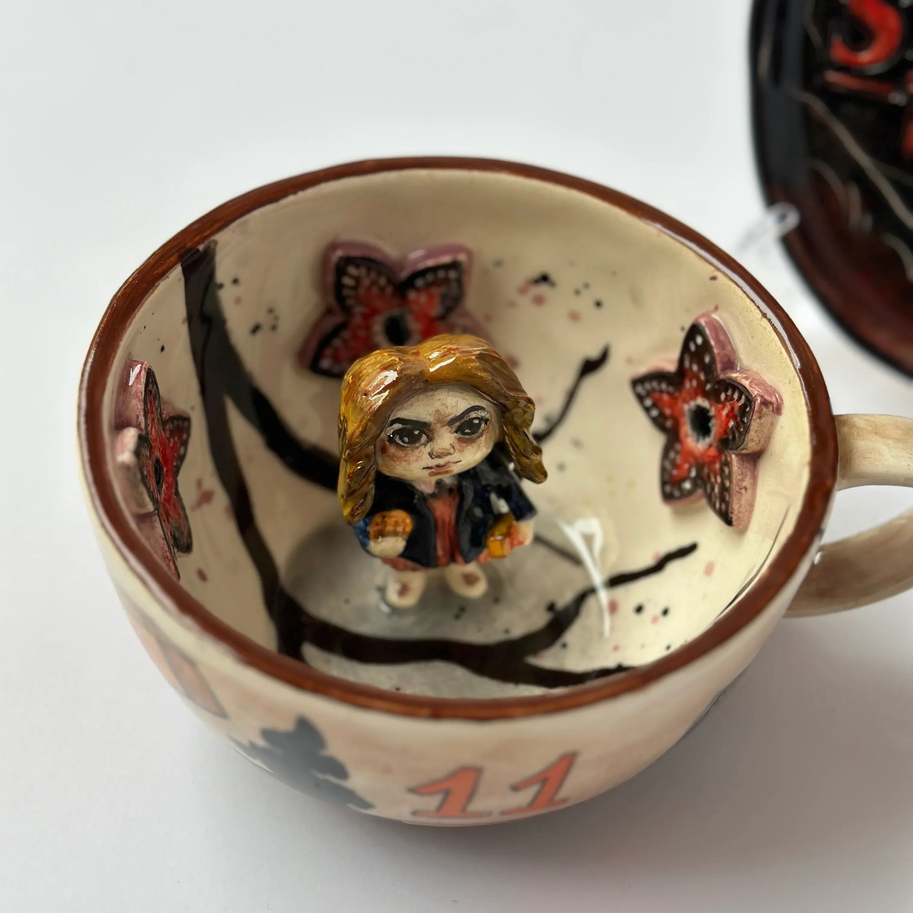 Eleven Character Sculpted Thriller Cup
