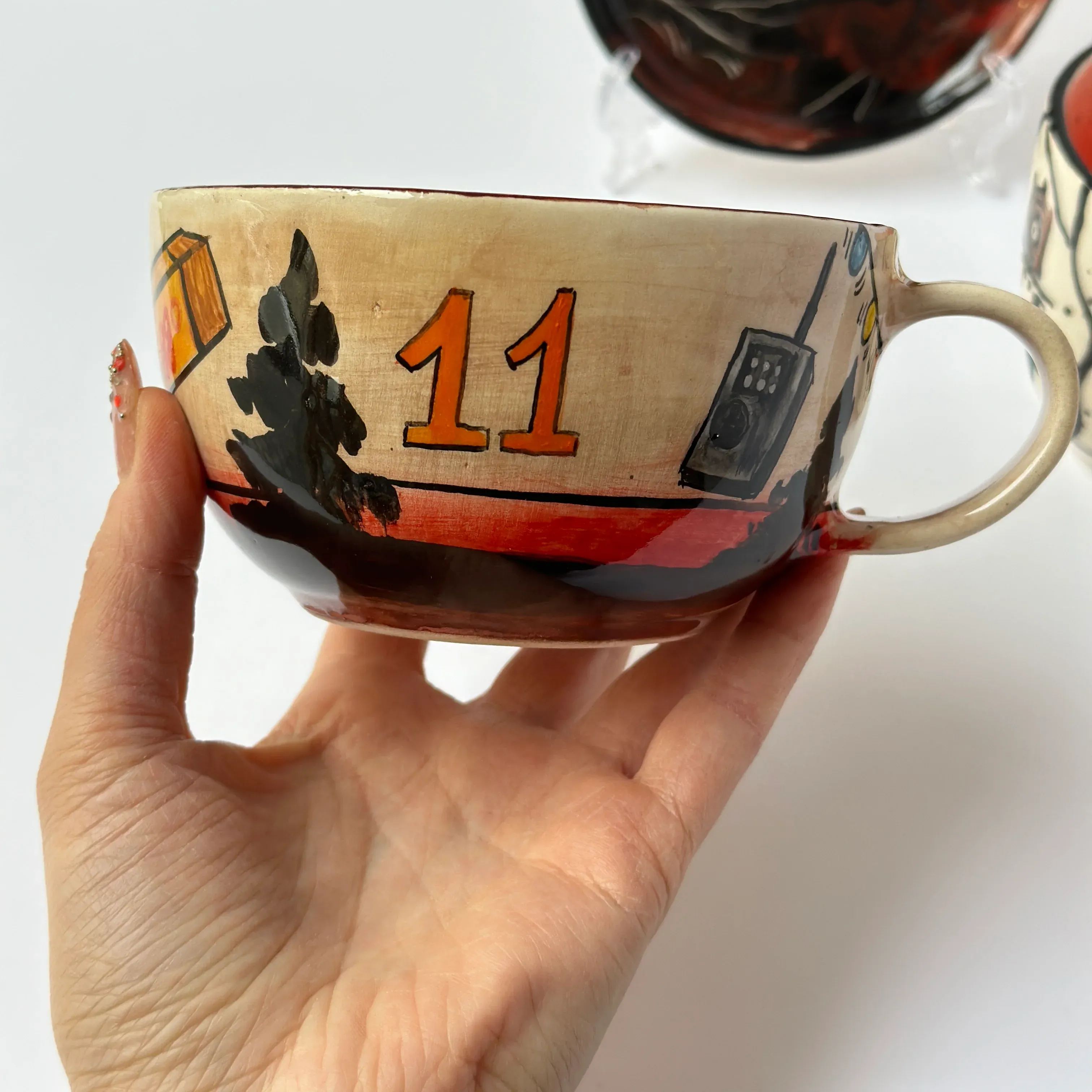 Eleven Character Sculpted Thriller Cup