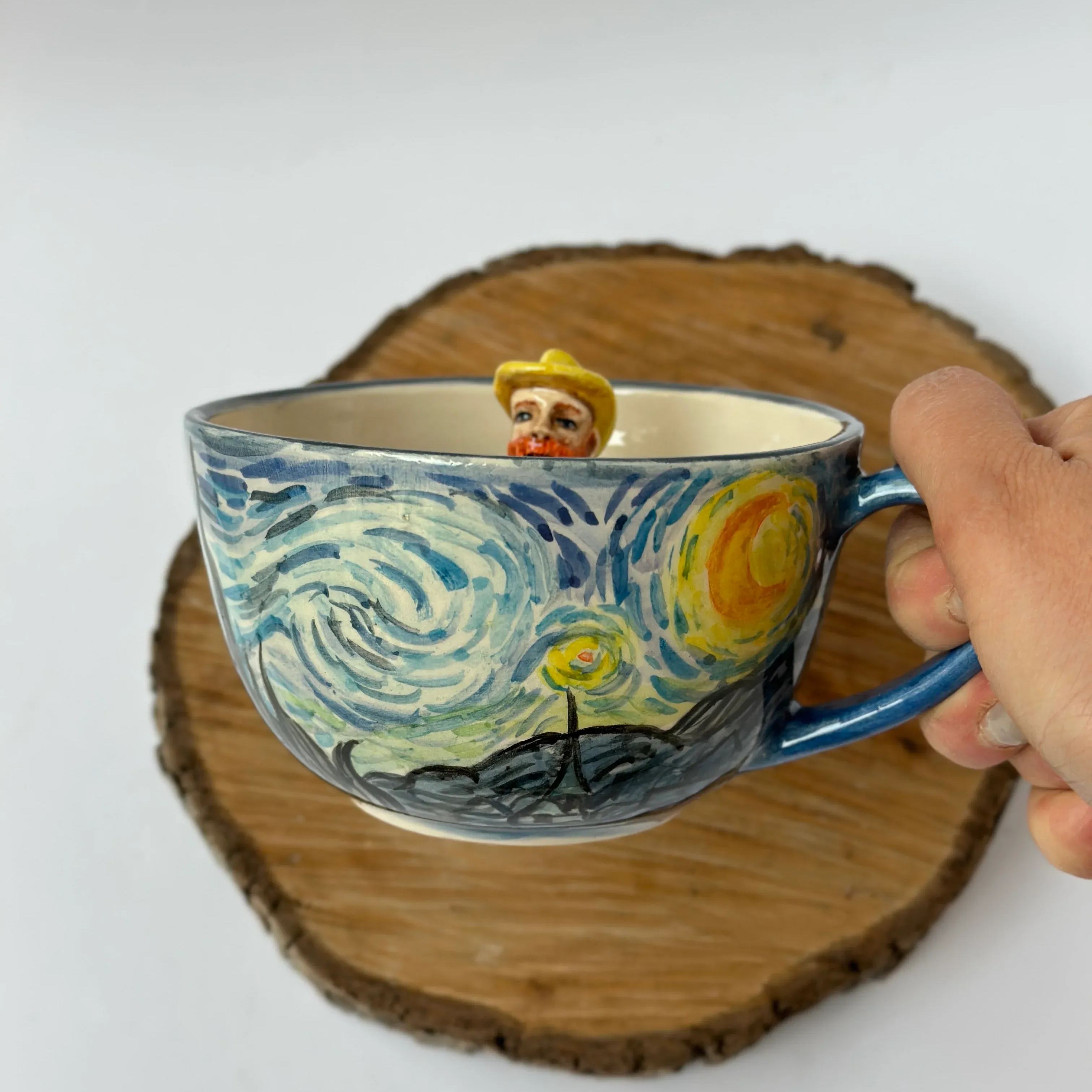 Vincent Wan Gogh Handmade Mug