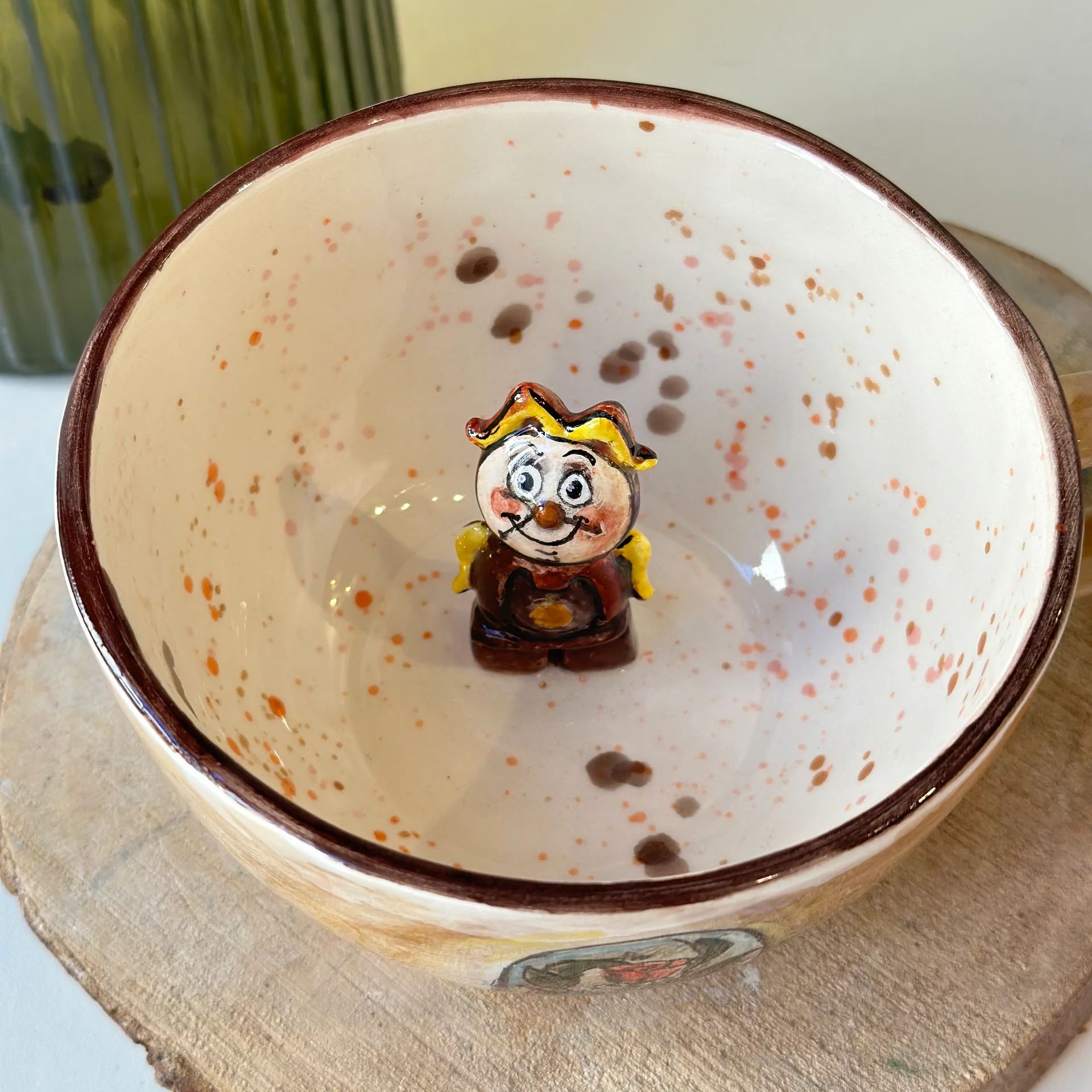 Handmade Ceramic Coffee Mug With Unique Textures