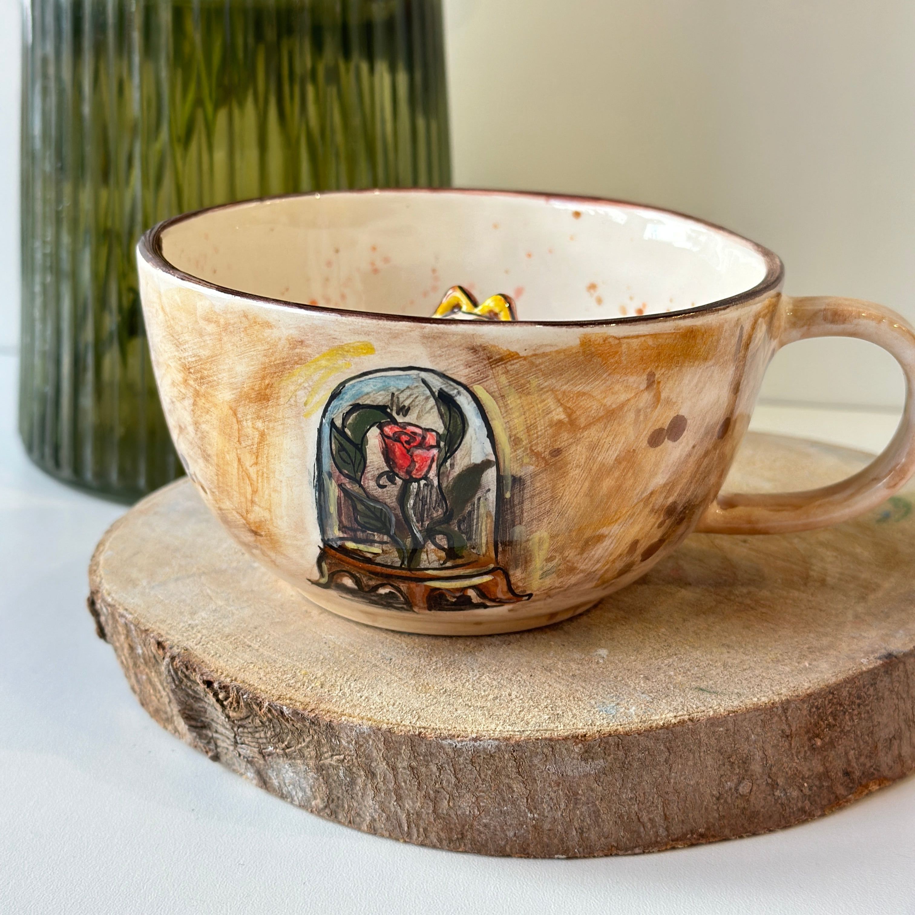 Handcrafted Textured Ceramic Coffee Mug