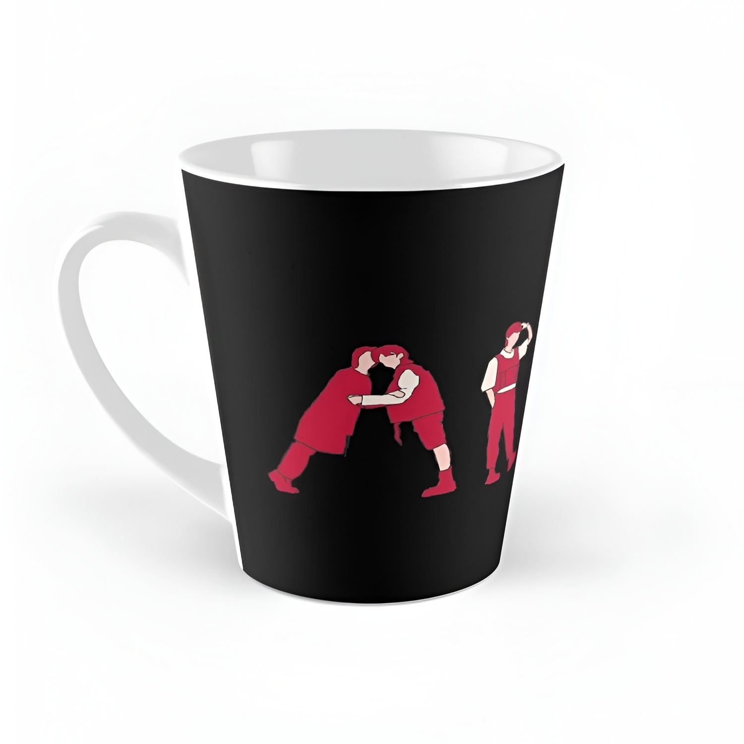 Bangtan Red Silhouette Graphic Coffee Mug