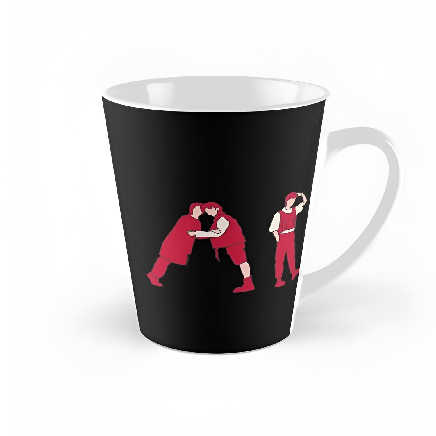 Bangtan Red Silhouette Graphic Coffee Mug
