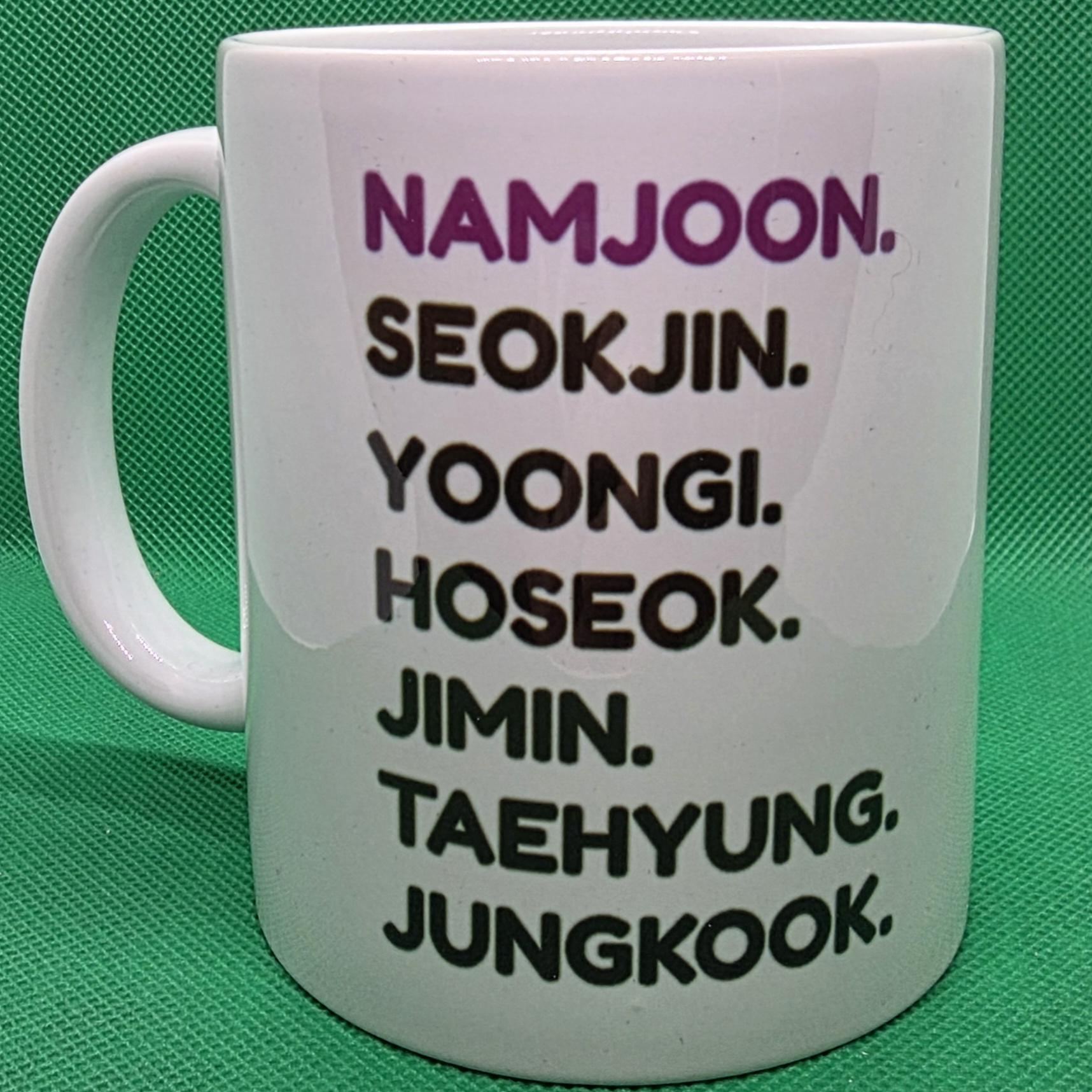 Korean Pop Music Themed Ceramic Coffee Mug