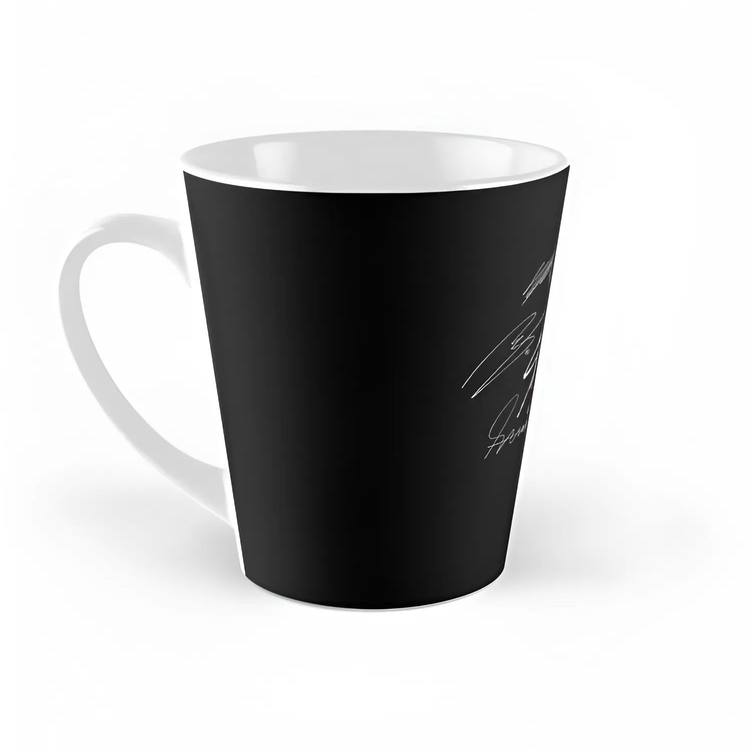 K Pop Coffee Mug With Stray Kids Logo And Member Signatures