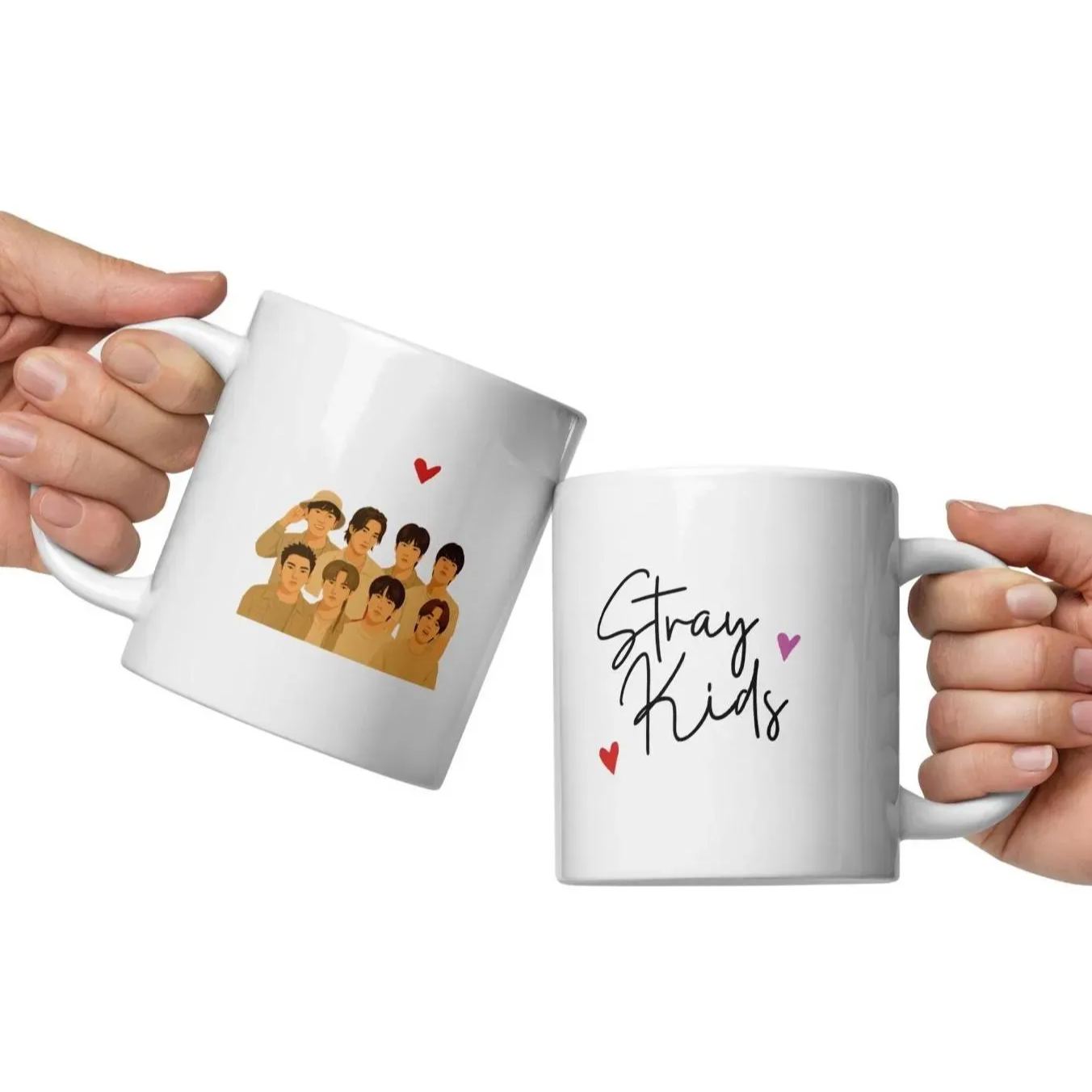 Stray Kids Members Illustration Ceramic Coffee Mug