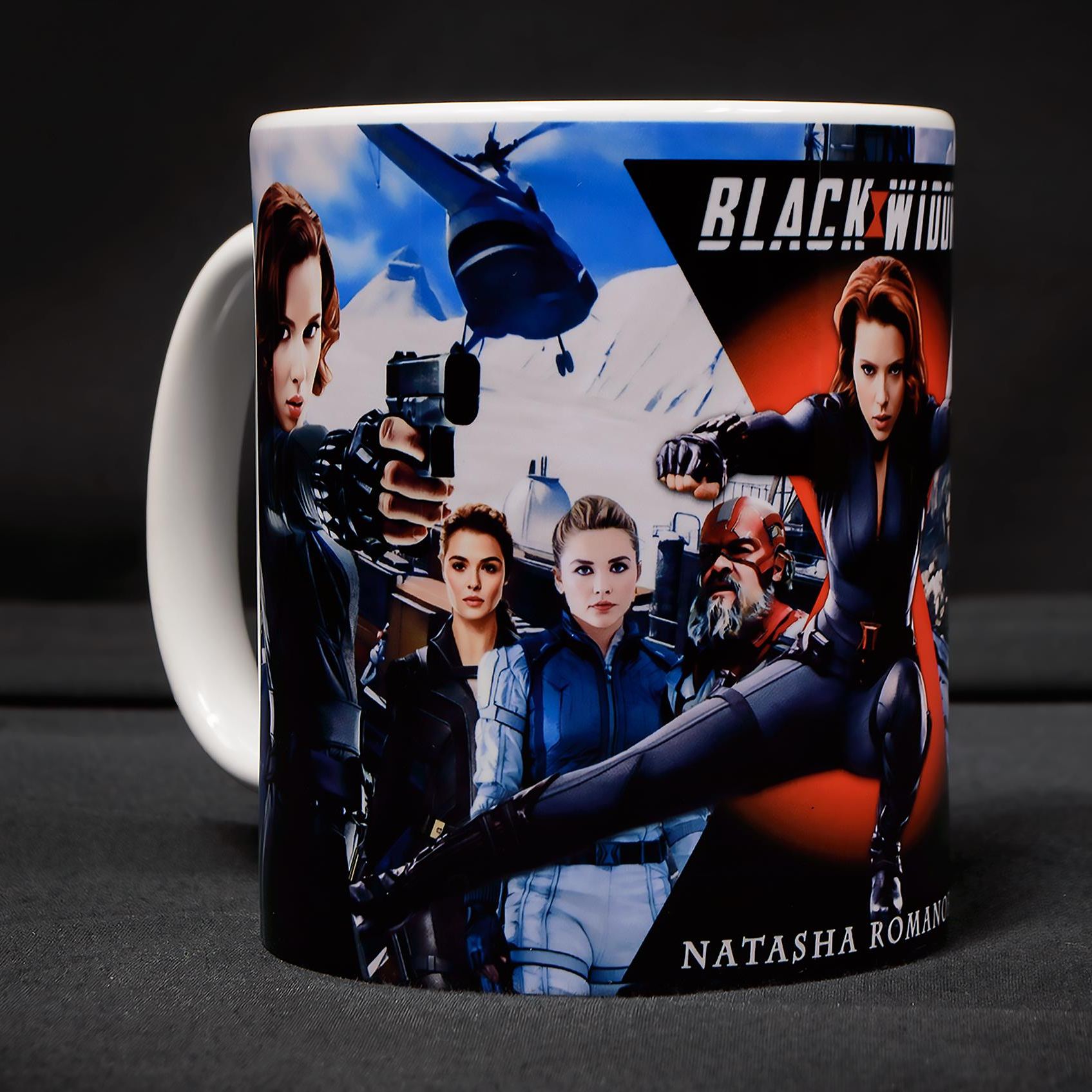 Black Widow Natasha Romanoff Ceramic Character Mug