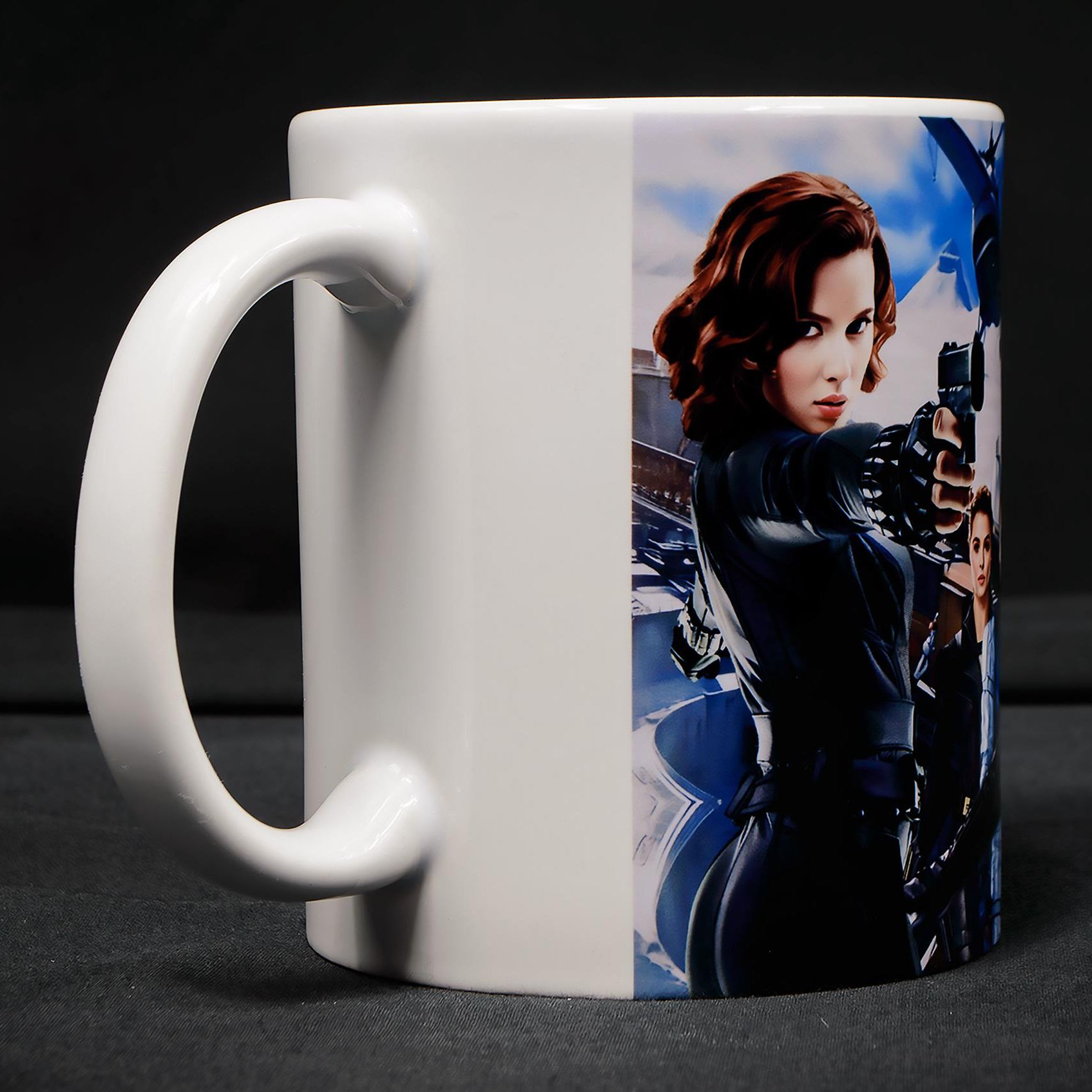 Black Widow Natasha Romanoff Ceramic Character Mug