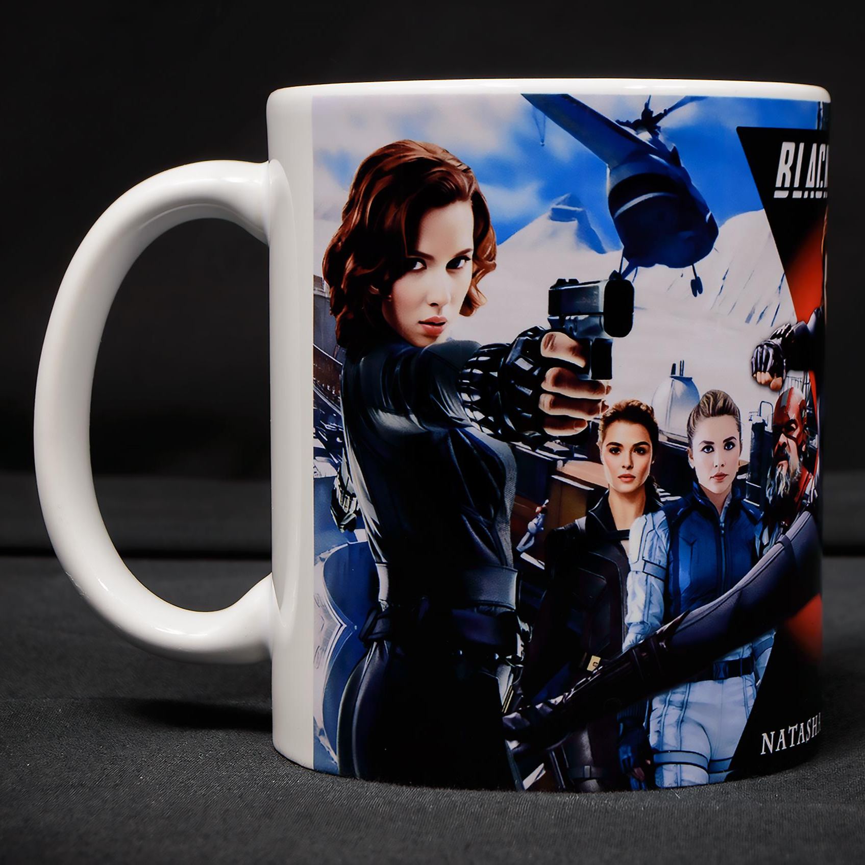 Black Widow Natasha Romanoff Ceramic Character Mug